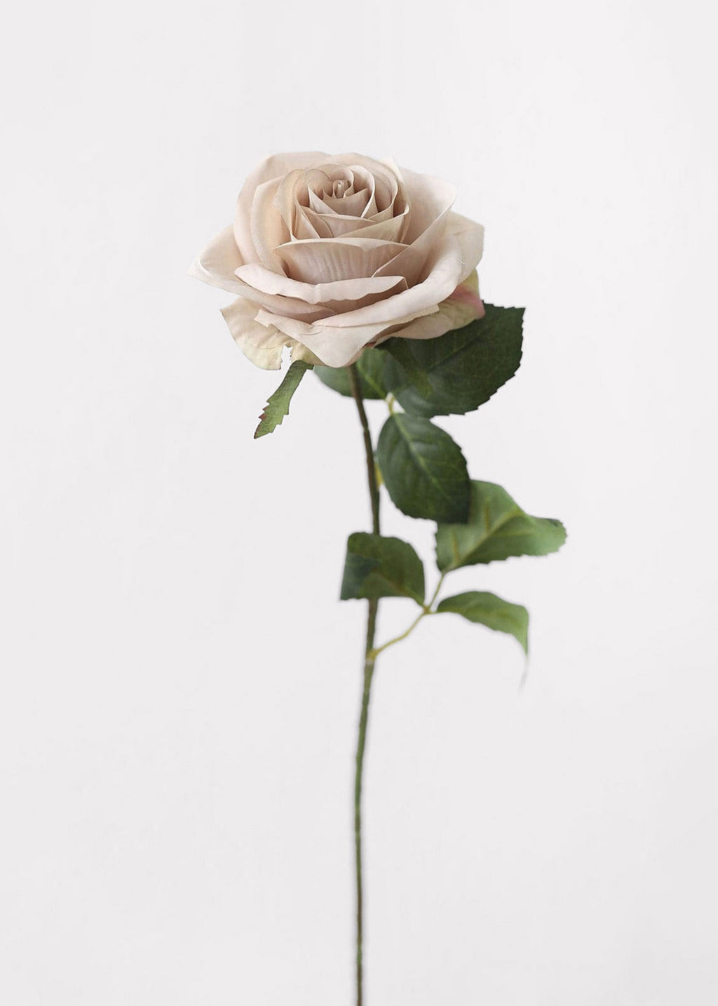 Taupe Artificial Open Rose