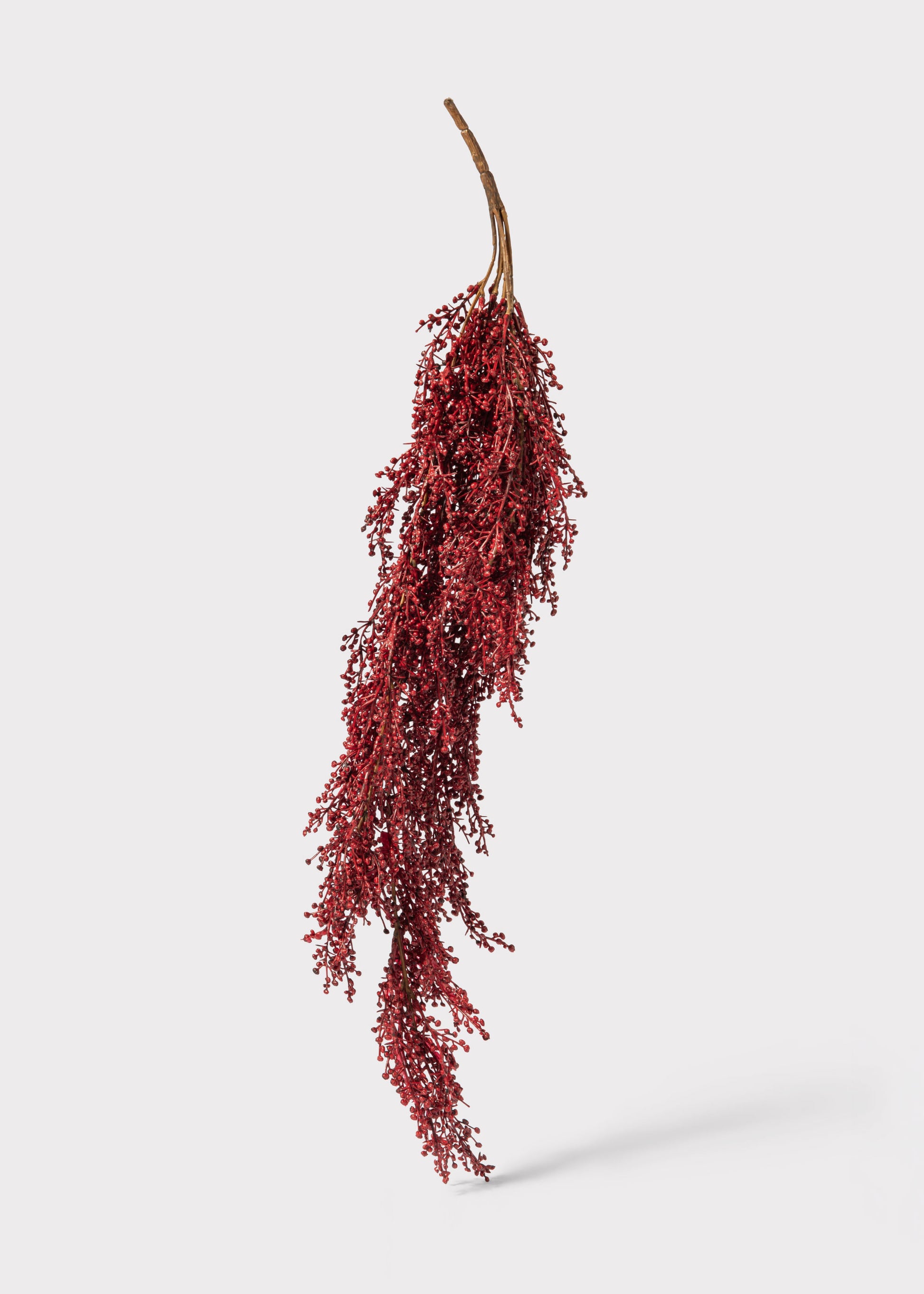 Burgundy Fake Sedum Hanging Succulent Bush