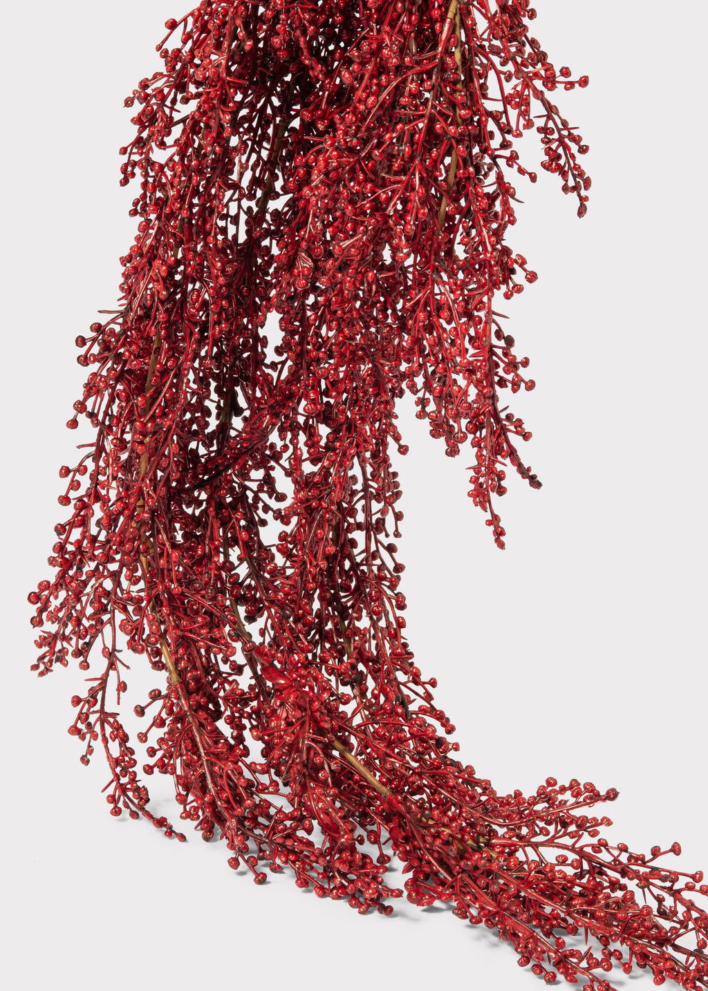 Close-up of a Burgundy Fake Sedum Hanging Succulent Bush
