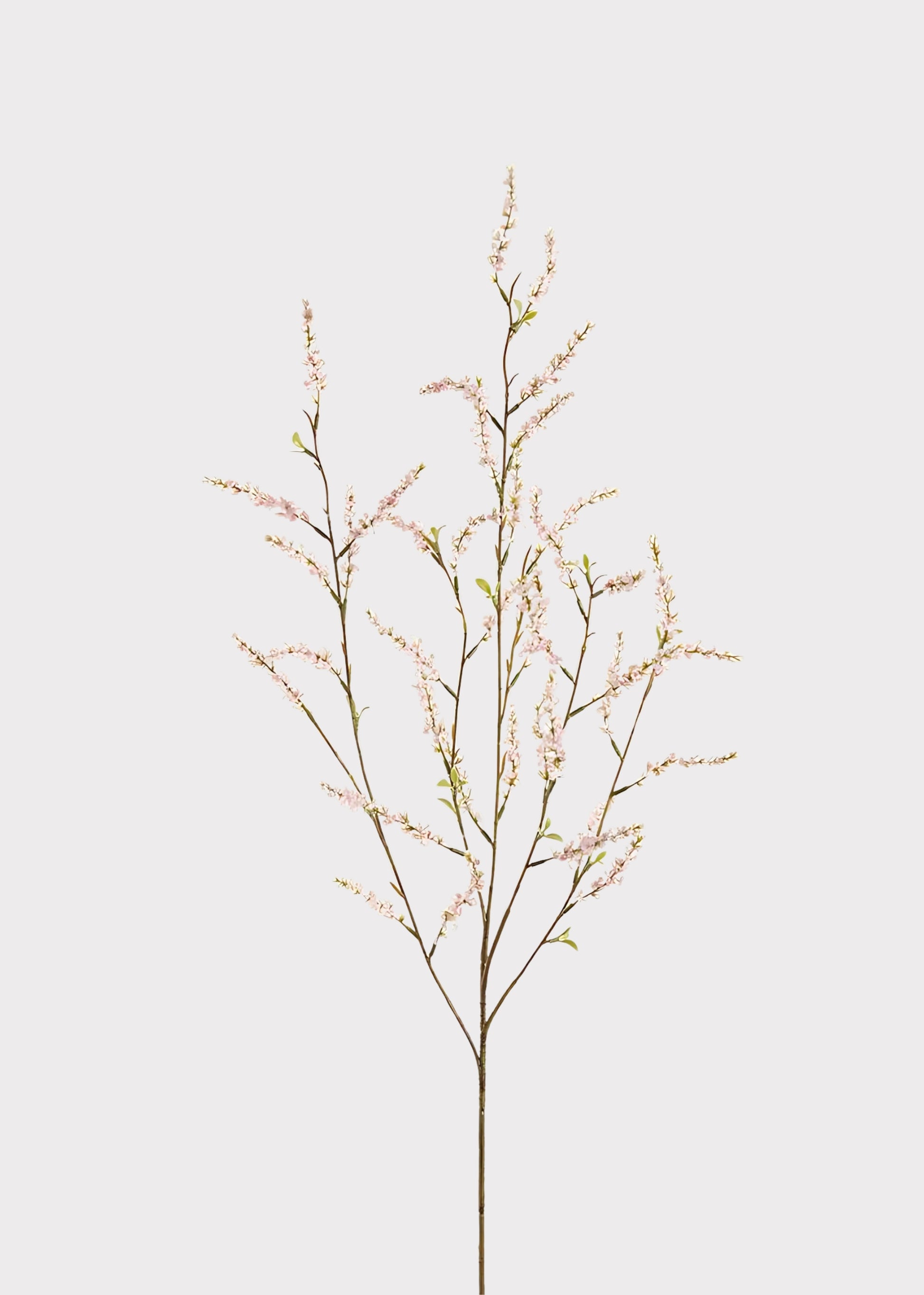 Pink Artificial Spirea Wildflower Branch
