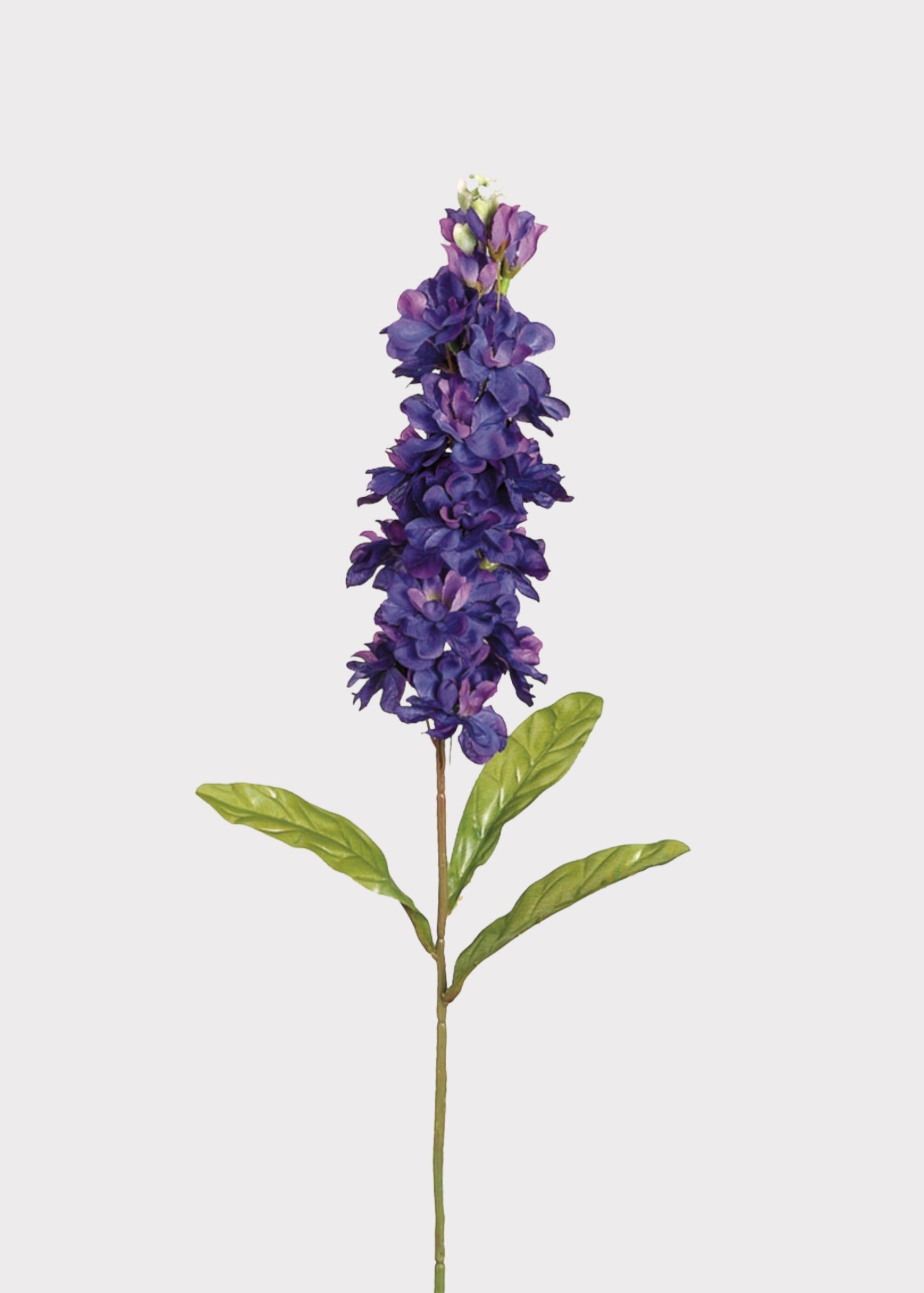 Faux Stock Flower in Purple