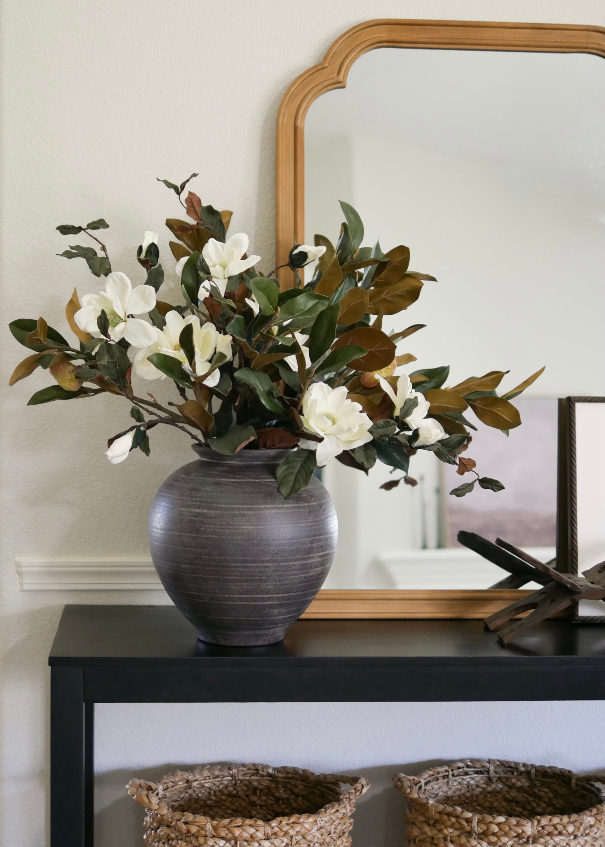 magnolia flower arrangement