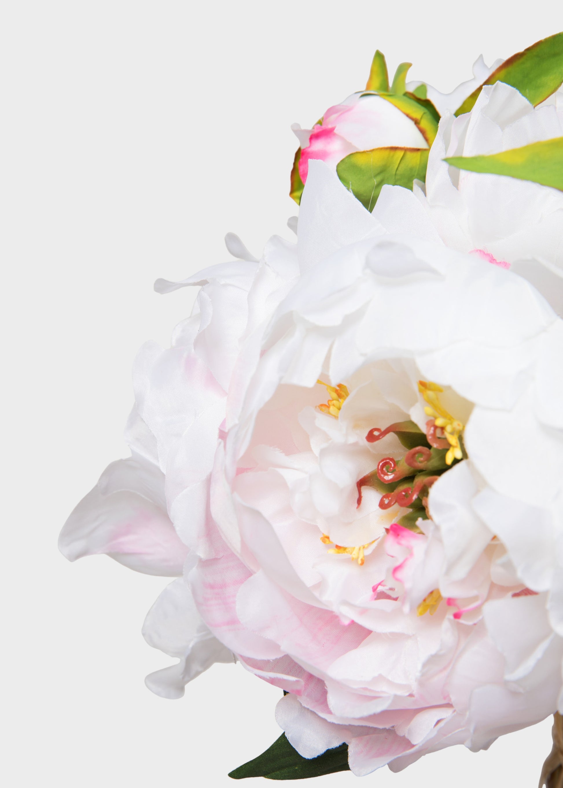 Close-up of a Faux Peony 