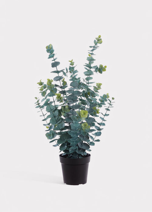 potted eucalyptus plant for sale Artificial UV Treated Eucalyptus Indoor/Patio Potted Plant