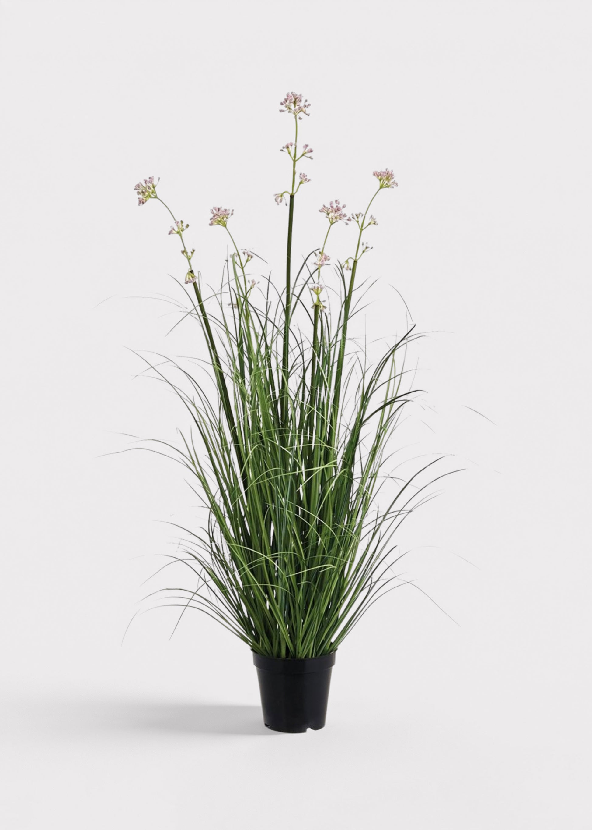 artificial potted plant with pot Mauve Fake Flower and Milkweed Grass Potted Plant