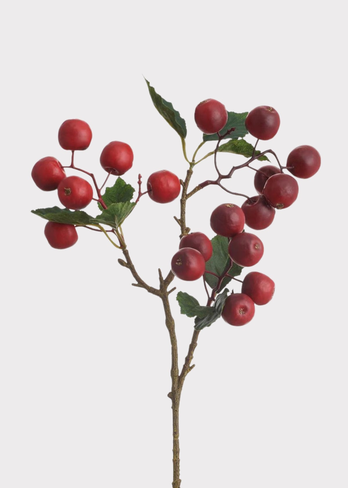 Red Artificial Holiday Crabapple Berry Pick