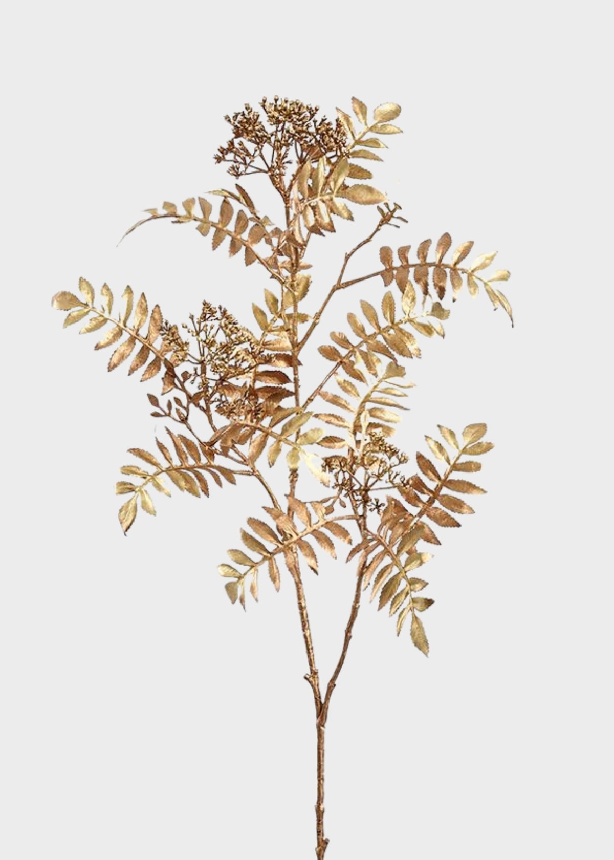Holiday Metallic Copper Fake Mountain Ash Branch 