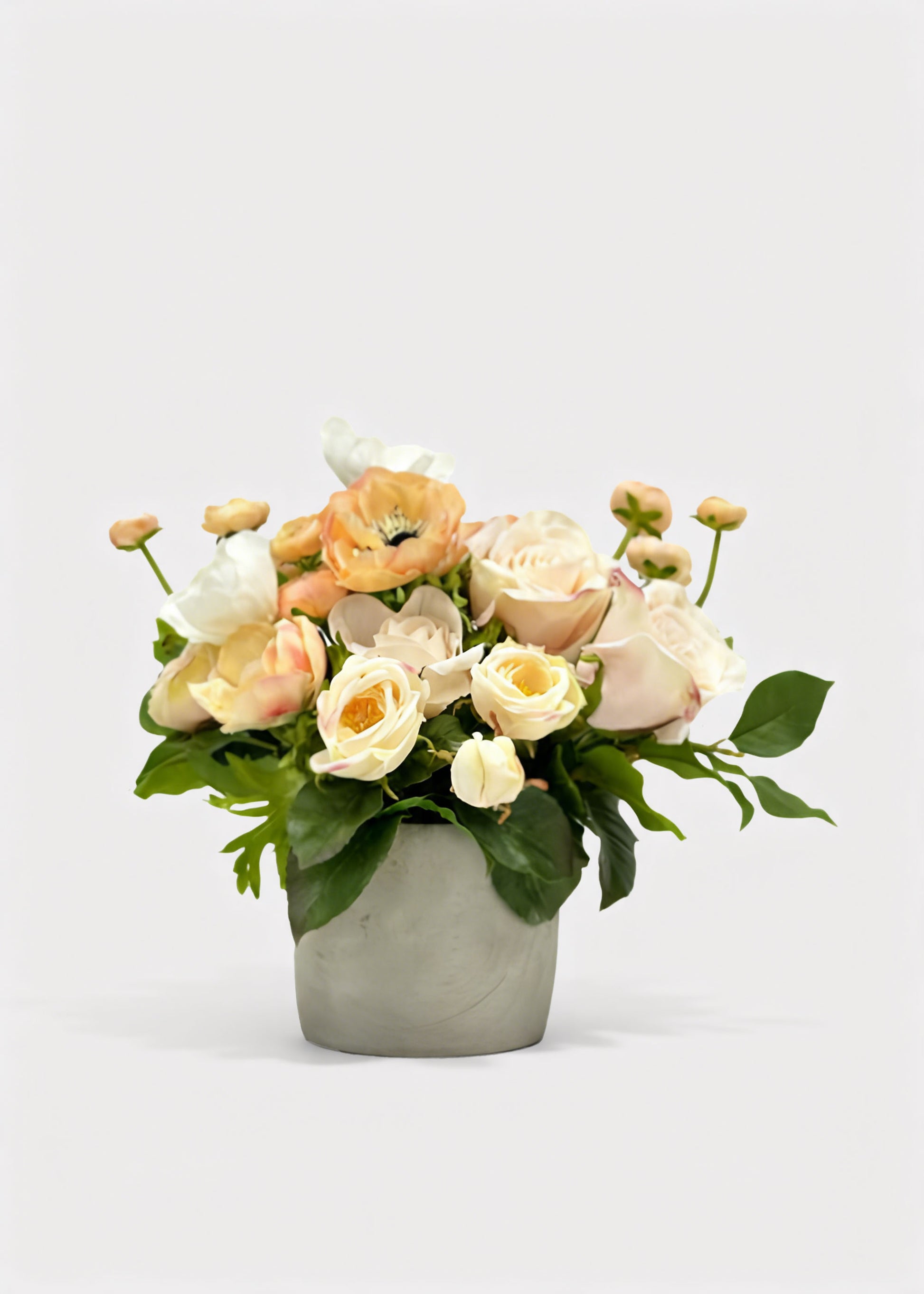 Real Touch Rose and Anemone Arrangement
