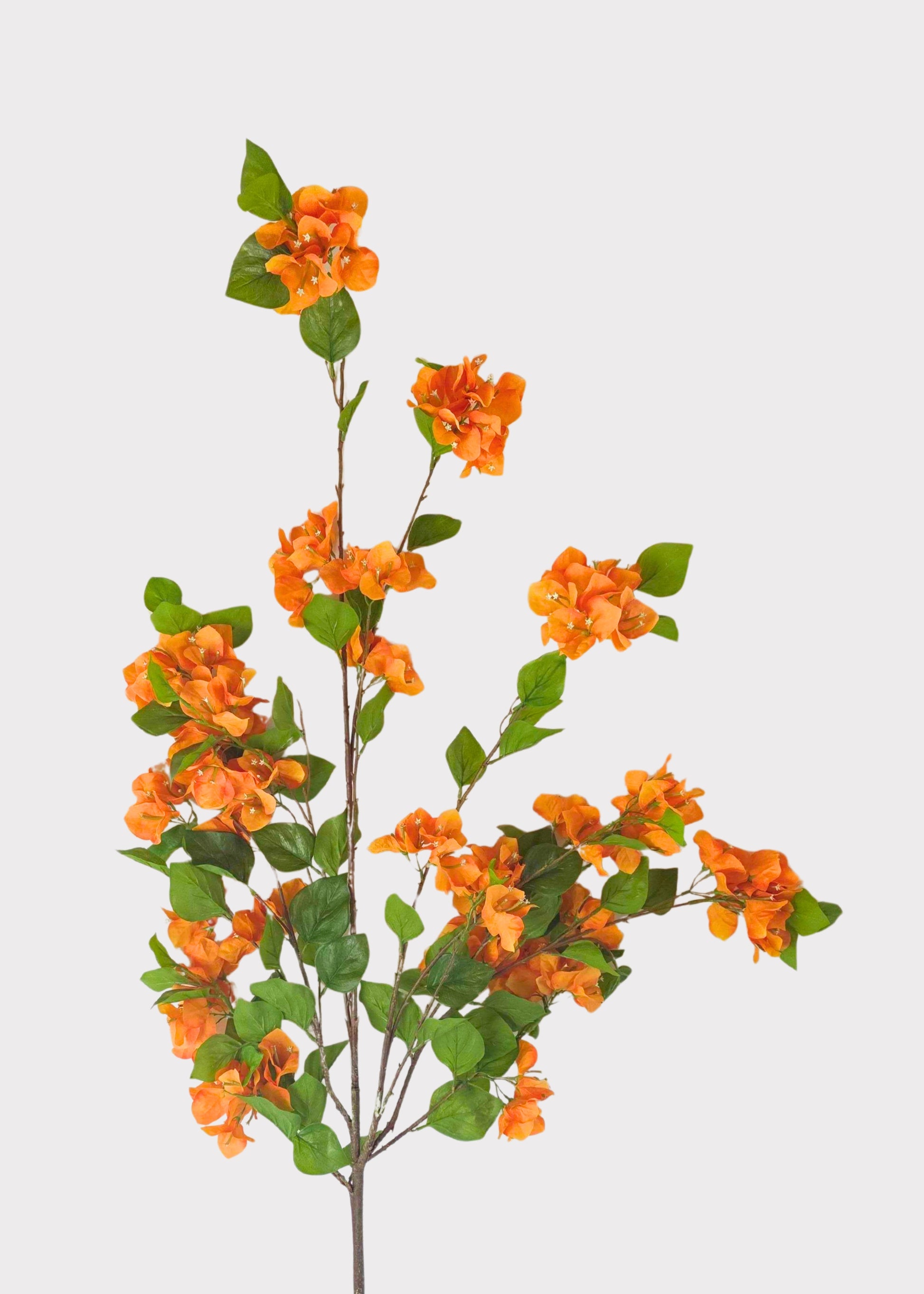Orange Artificial Bougainvillea Hanging Flower Bush