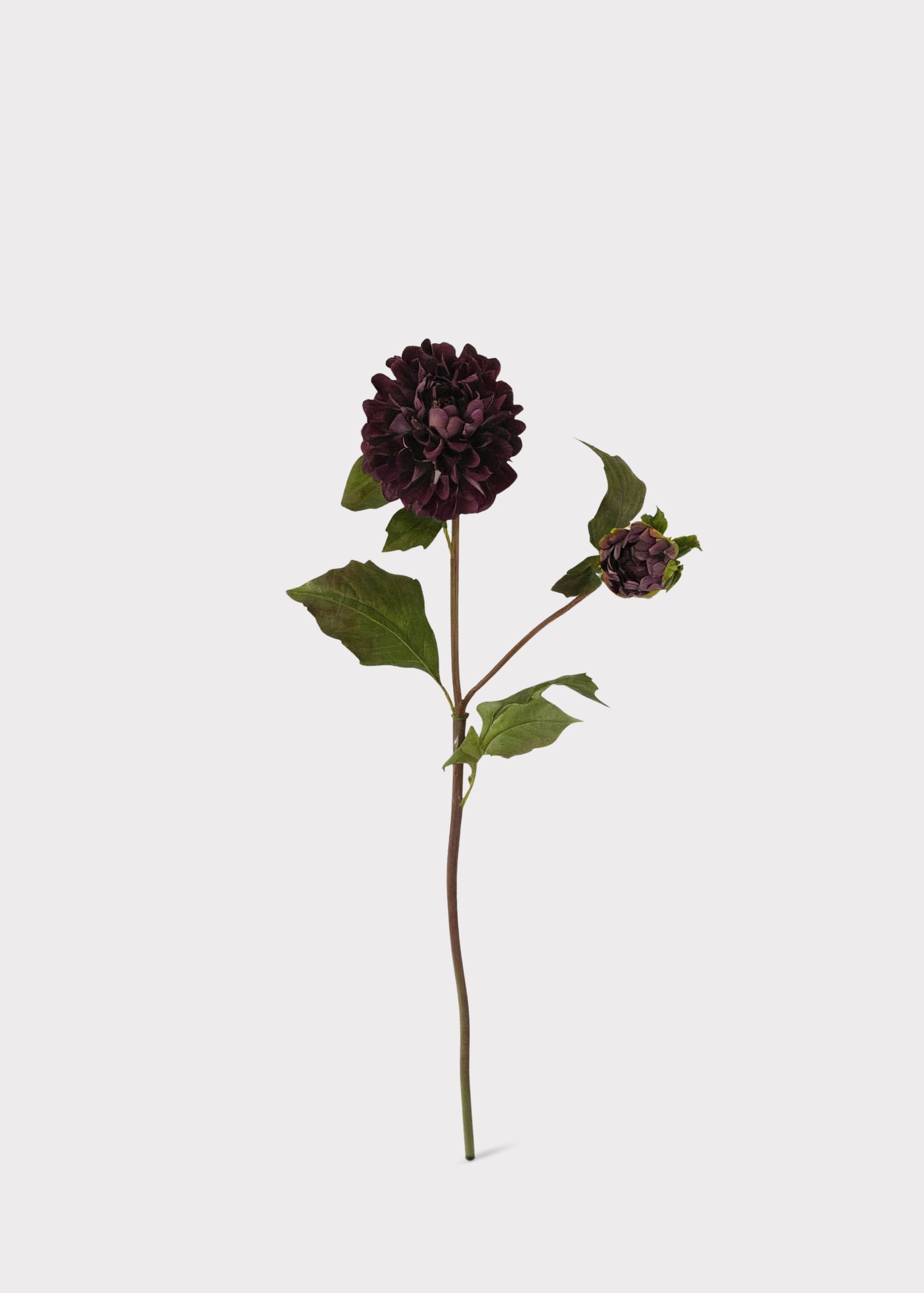 Faux Burgundy Dahlia