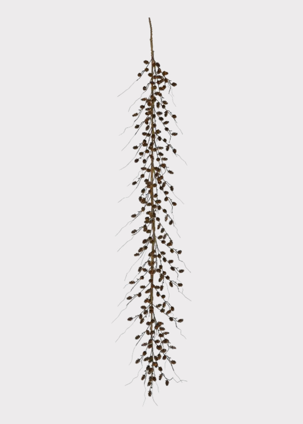 Brown Mini Pine Cone Holiday Garland