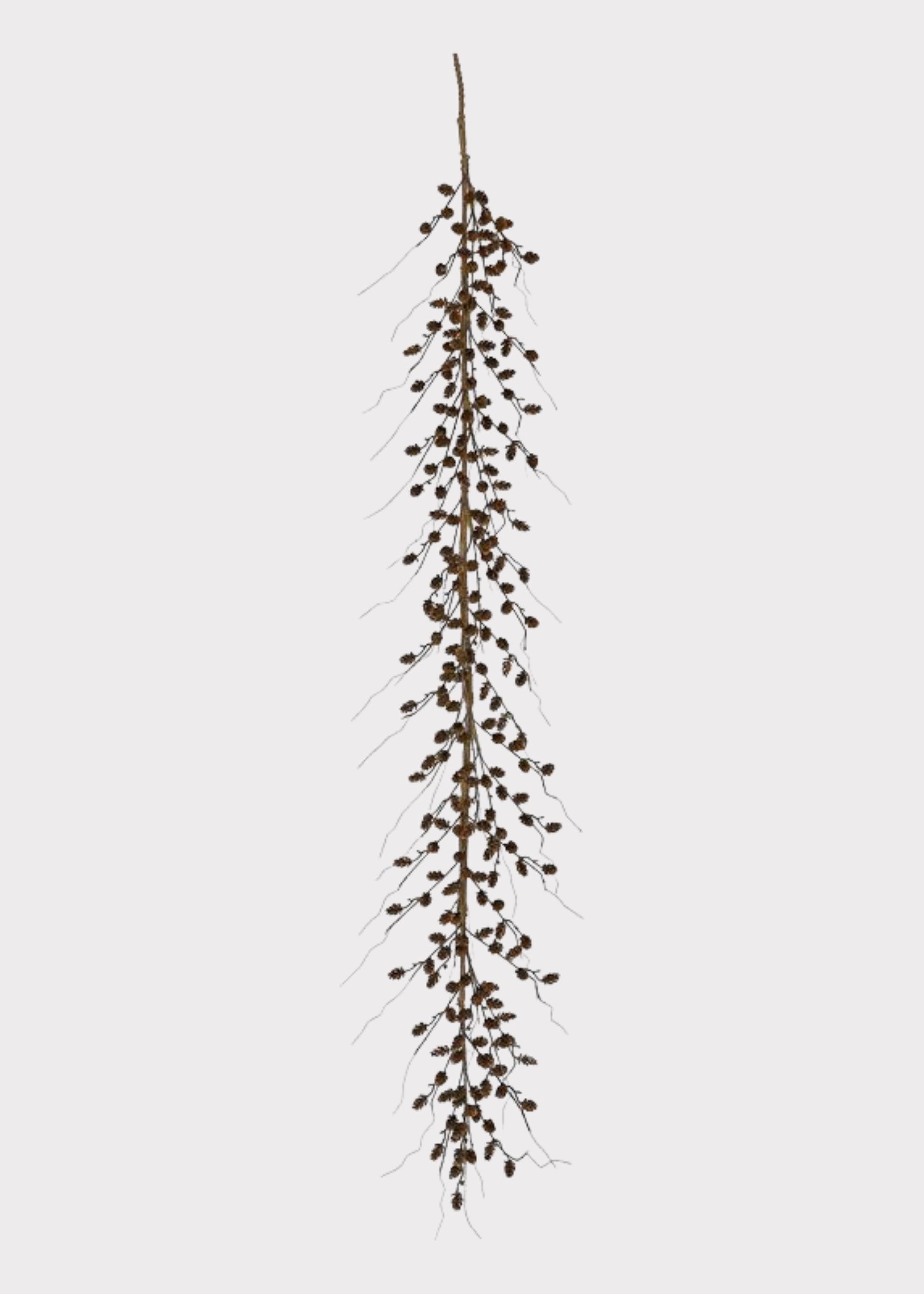 Brown Mini Pine Cone Holiday Garland