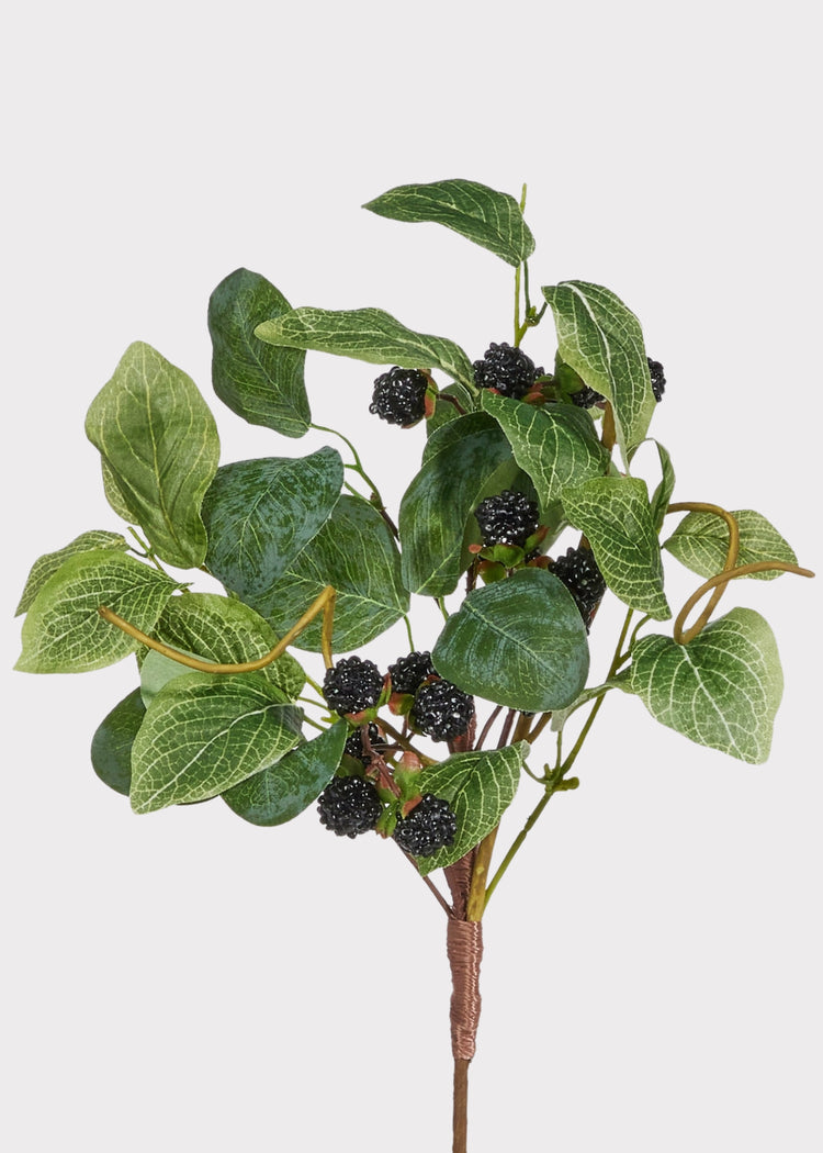 Black Raspberry Pick | Artificial Berries and Fruit at Afloral