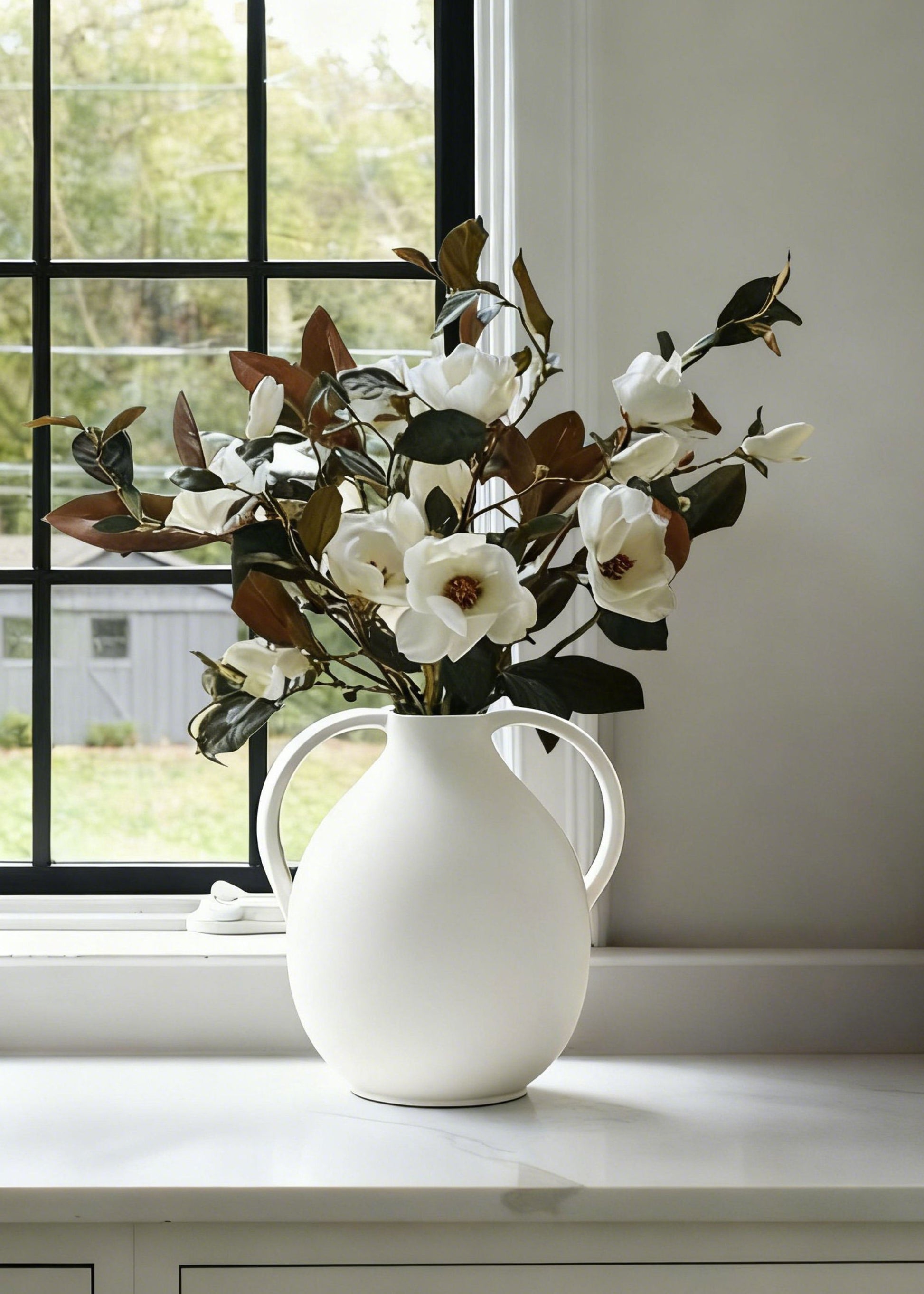 magnolia flower arrangement