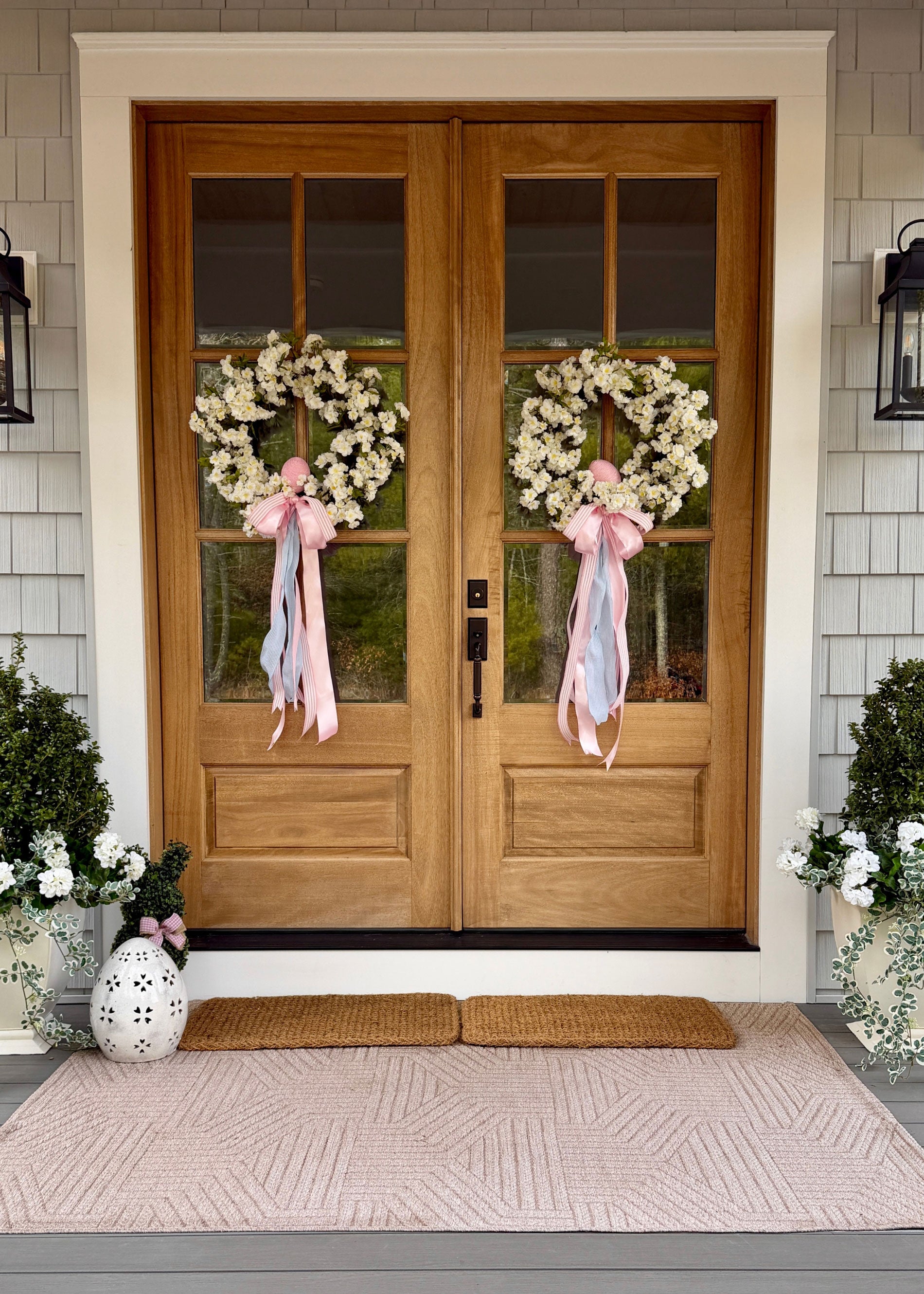 cherry blossom wreaths for easter