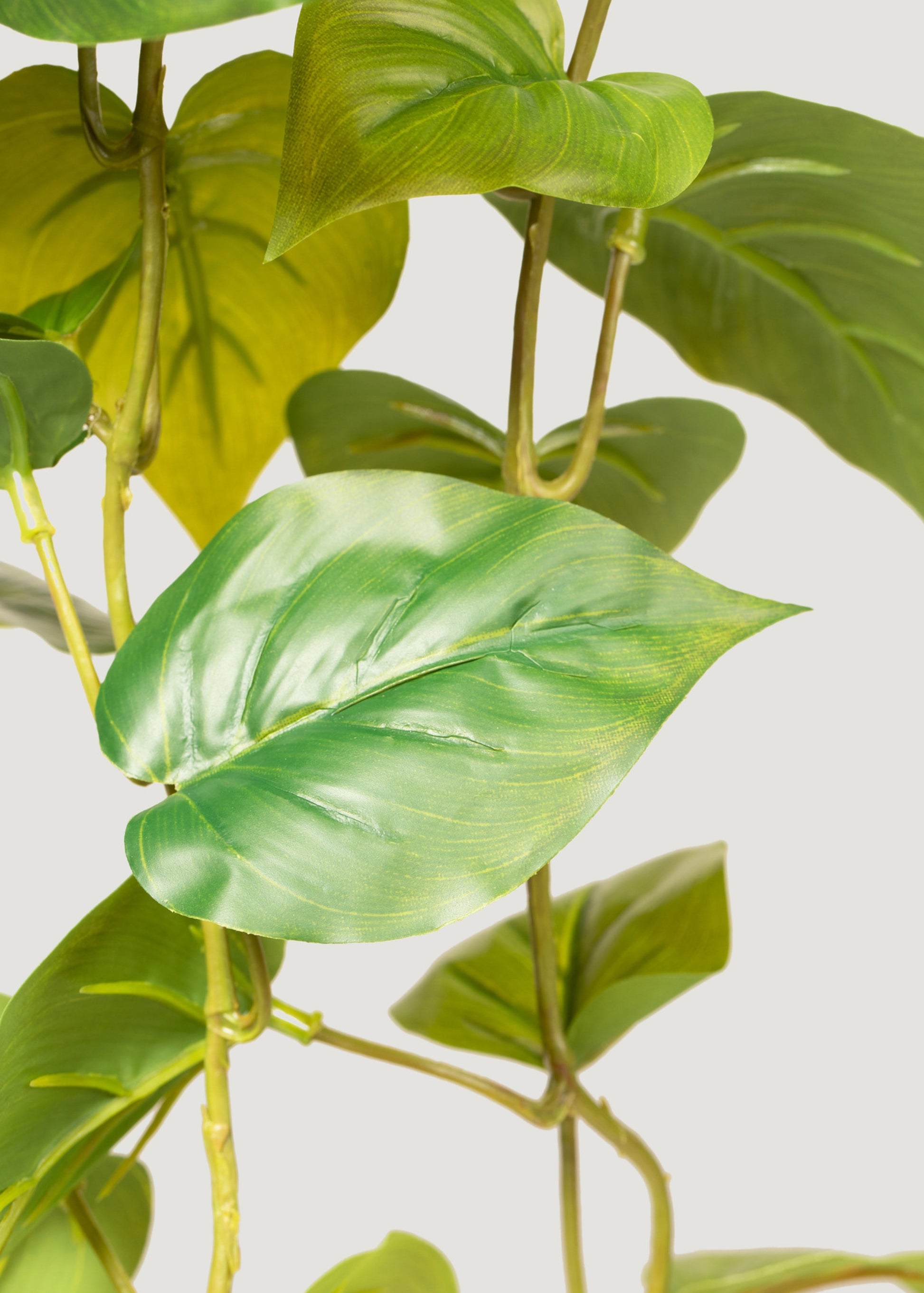 fake philodendron plant Real Touch Fake Philodendron Hanging Plant