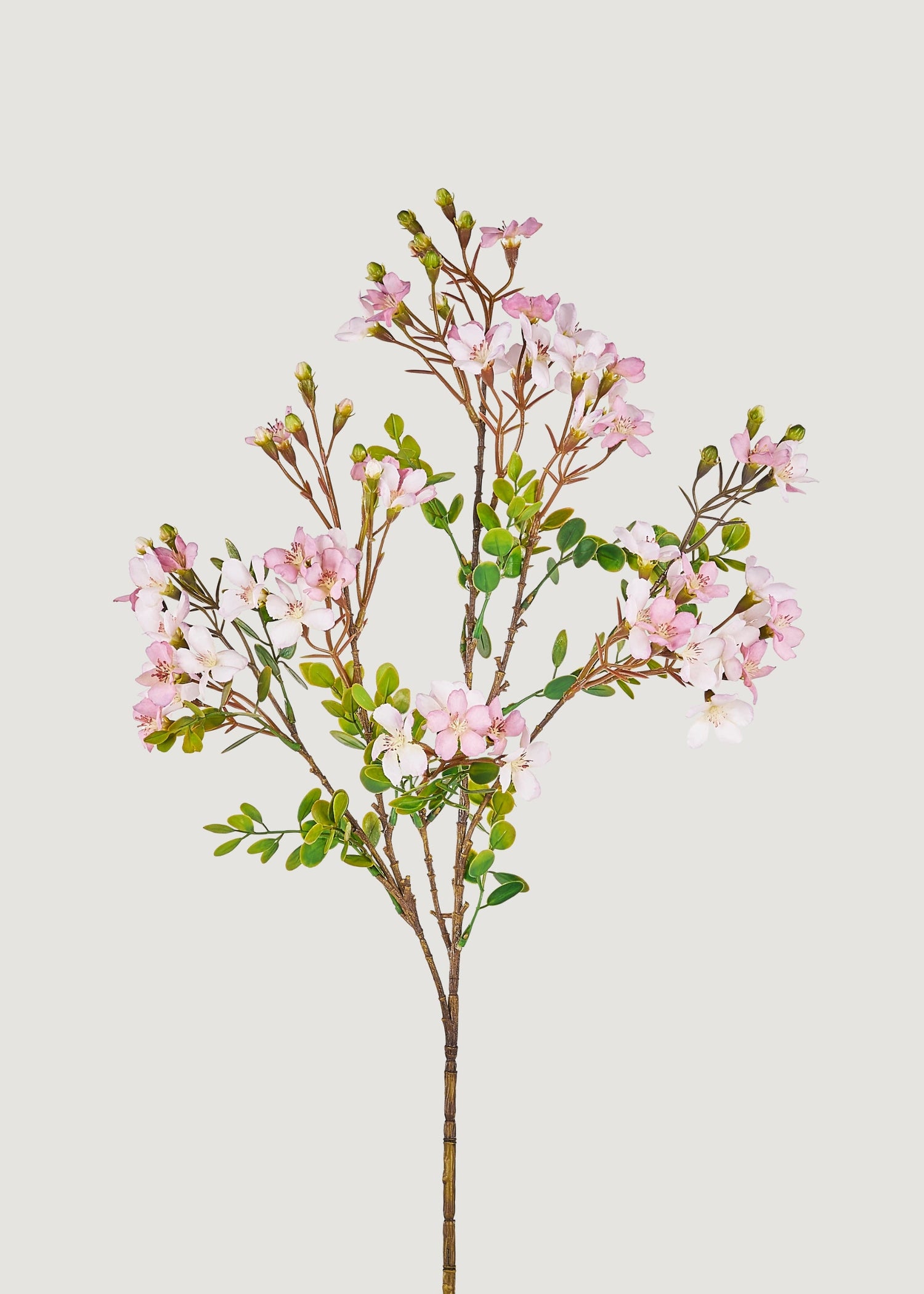 Lavender silk blossom branch