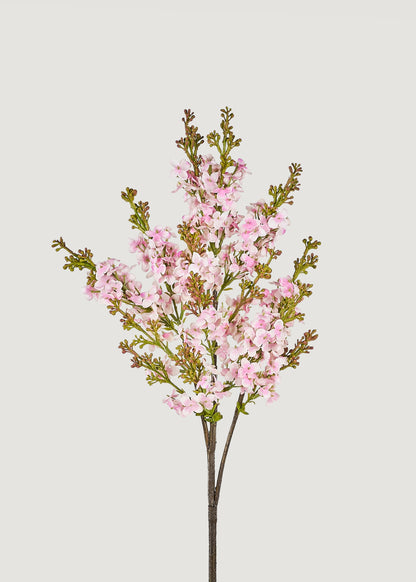 artificial lilacs in pink