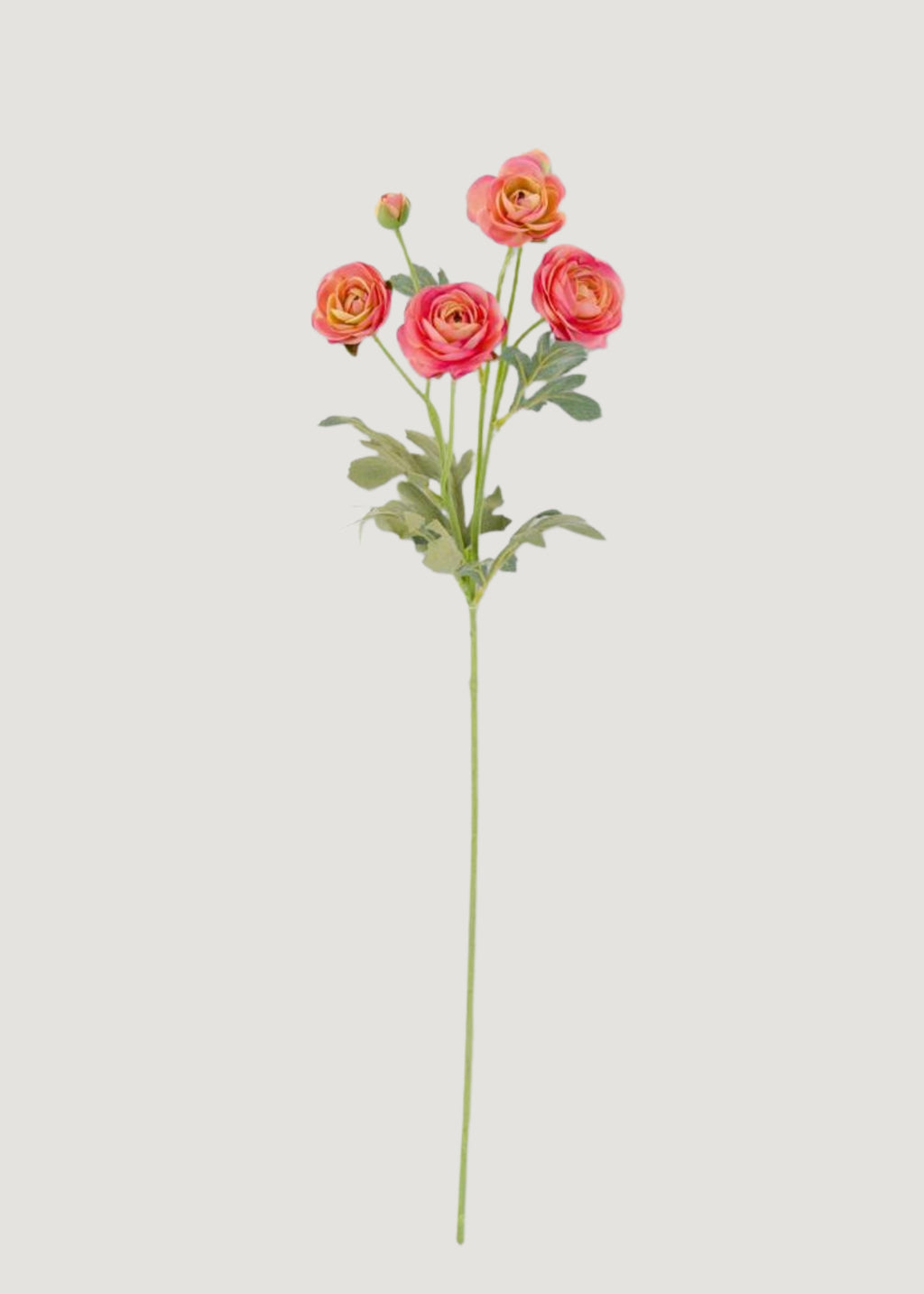 Faux Ranunculus Flowers in Pink 