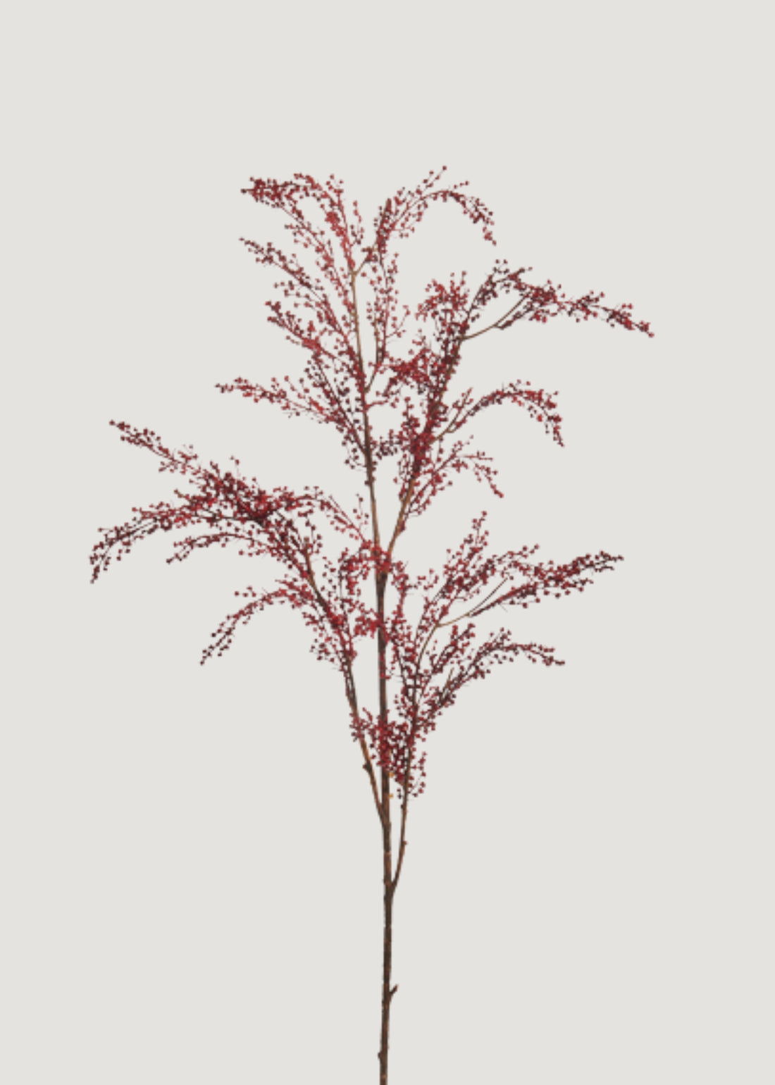 Artificial Holiday Berry Branch in Red