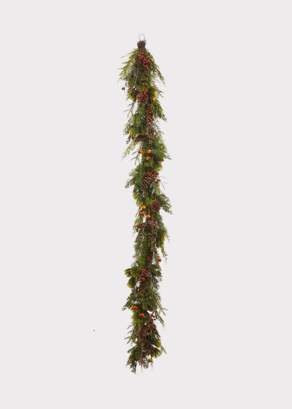 Artificial Evergreens and Berry Pod Garland 