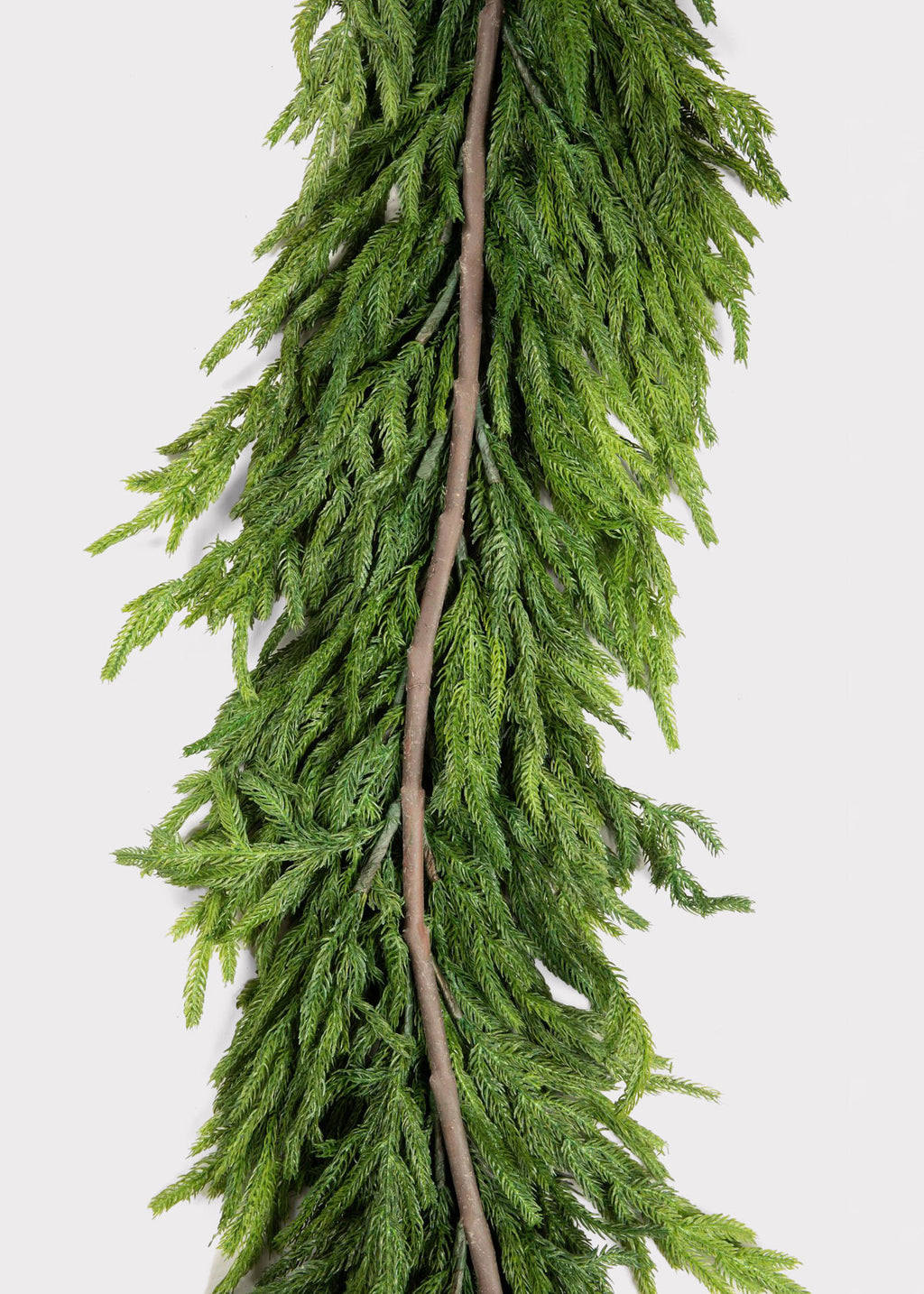 Deluxe norfolk pine garland back with flexible wire and full foliage 