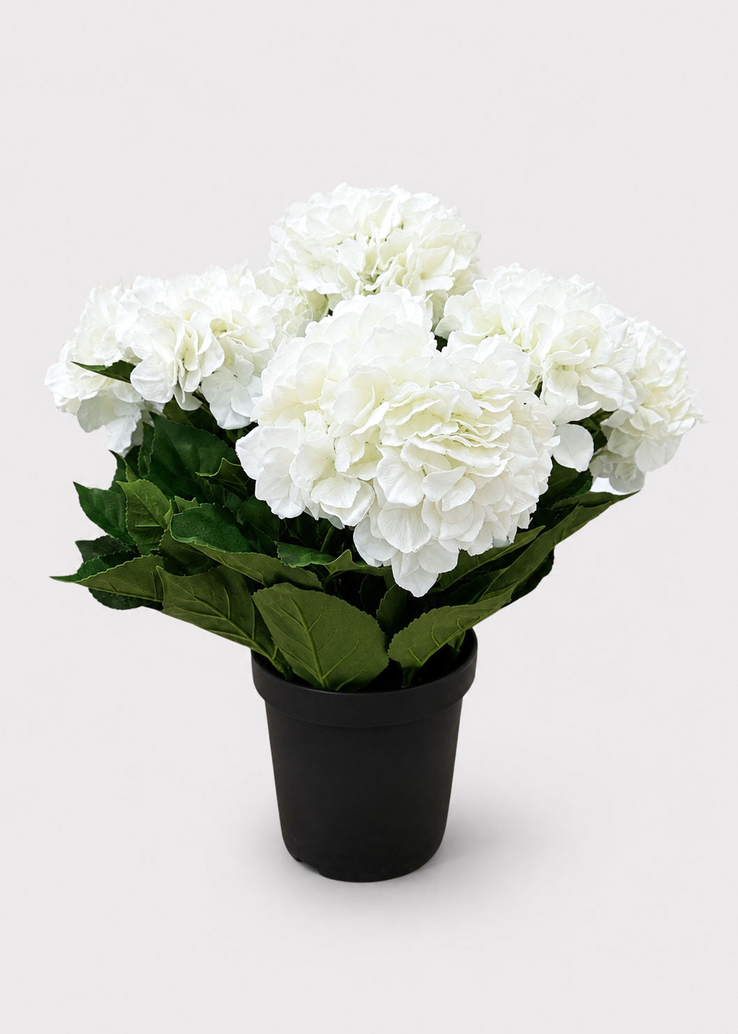 Fake Hydrangea UV Treated Indoor/Outdoor Potted Arrangement