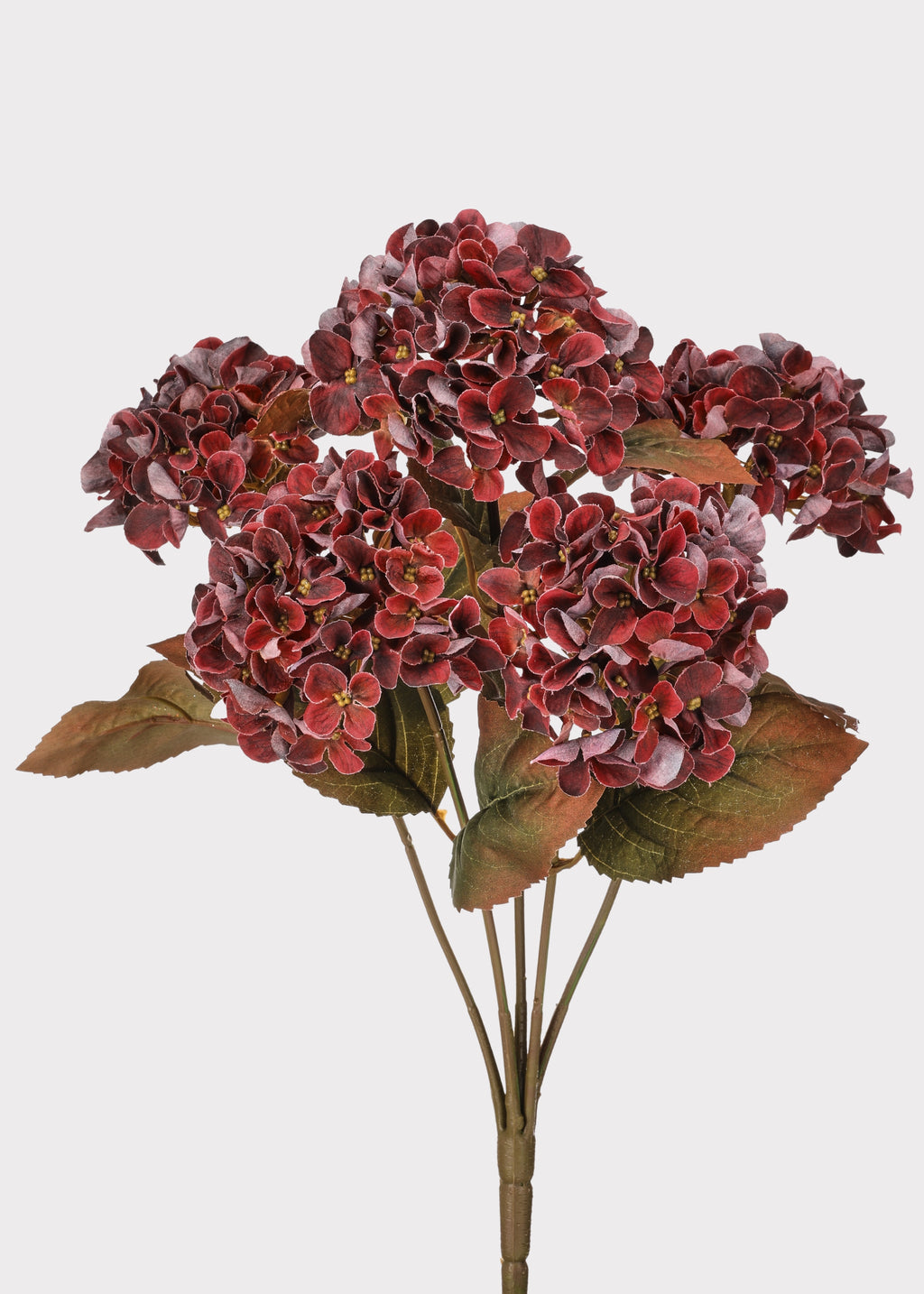 Burgundy Fake Hydrangea