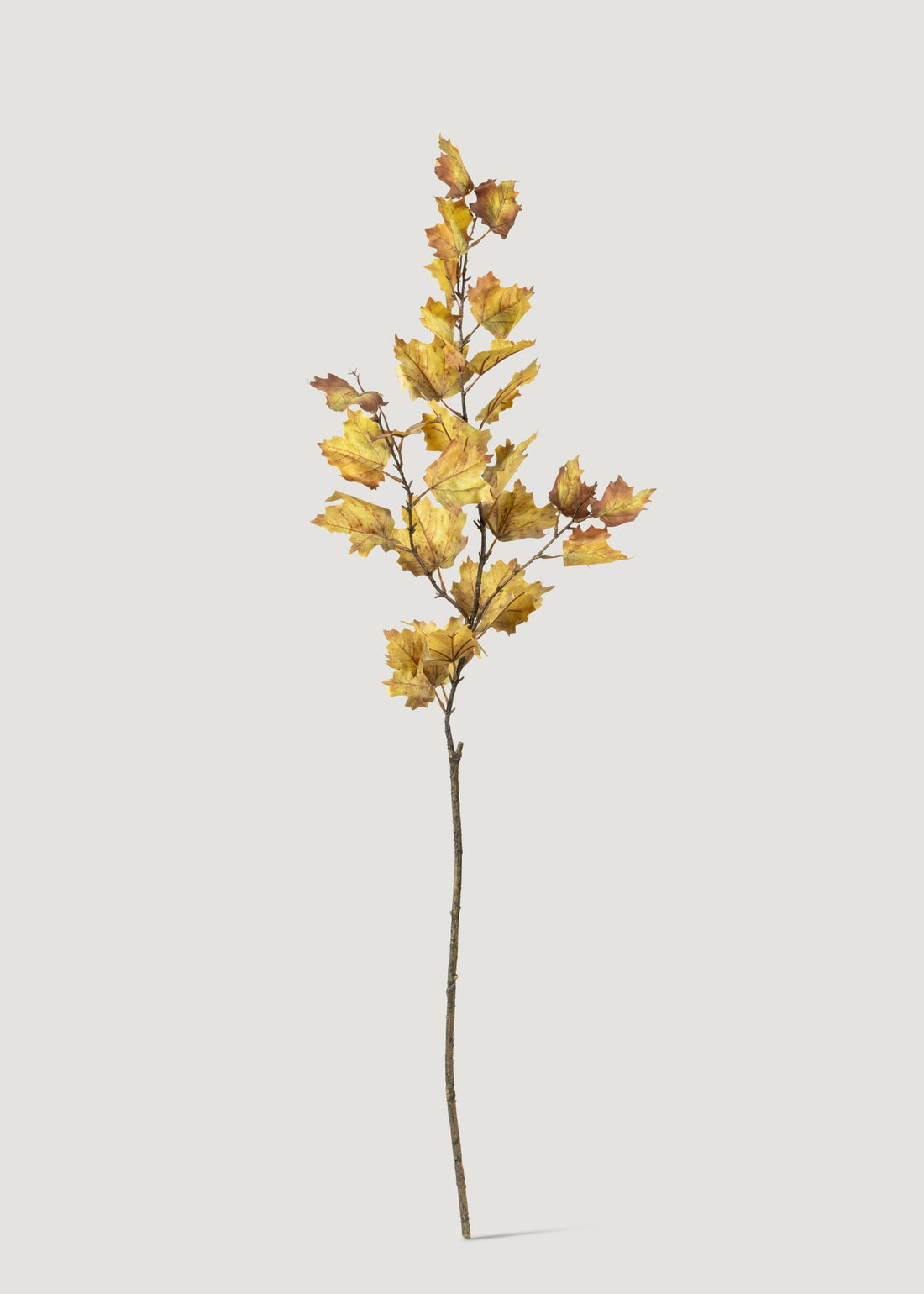 Tall Fake Maple Leaf Branch in Autumn Green