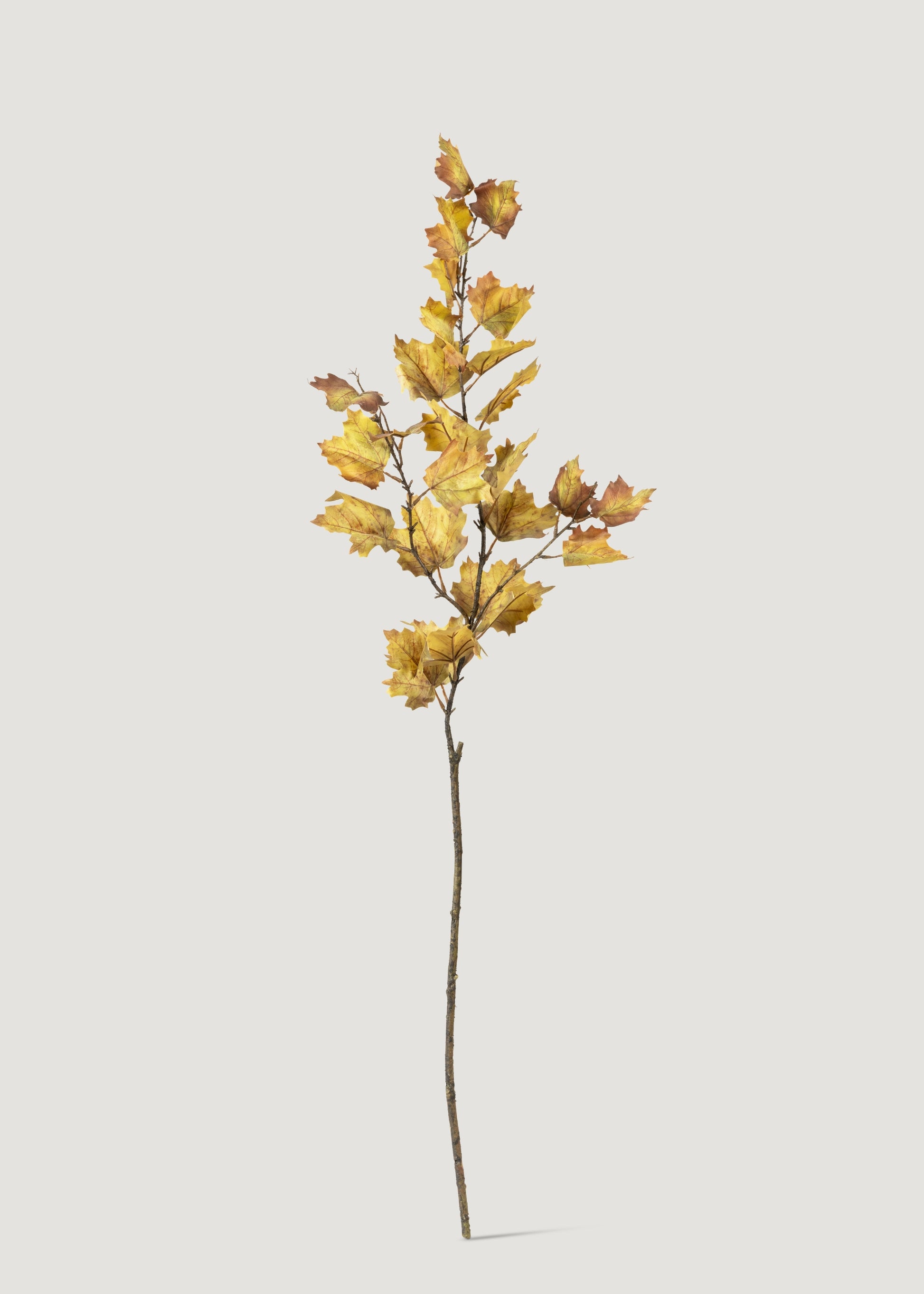Tall Fake Maple Leaf Branch in Autumn Green