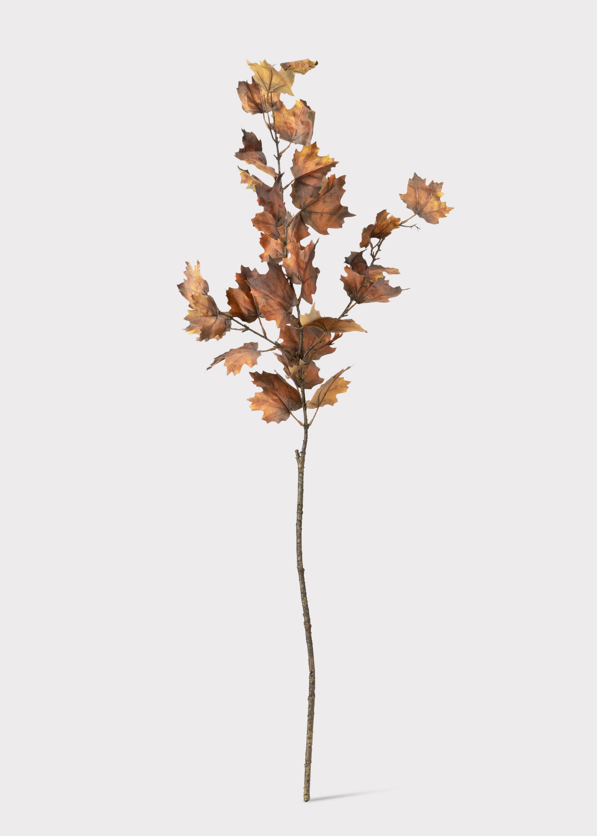 Nutmeg Brown Artificial Tall Maple Leaf Fall Branch