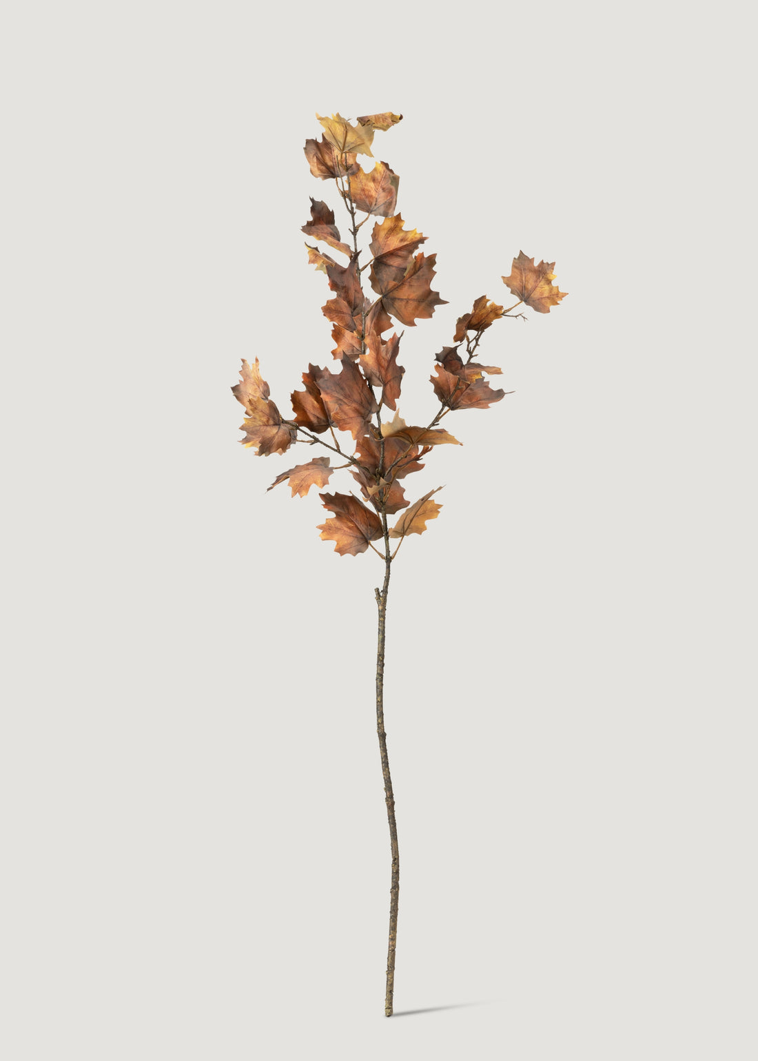 Nutmeg Brown Artificial Tall Maple Leaf Fall Branch