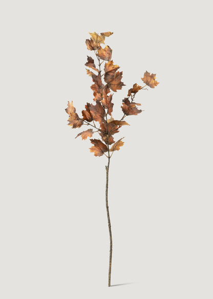 Nutmeg Brown Artificial Tall Maple Leaf Fall Branch