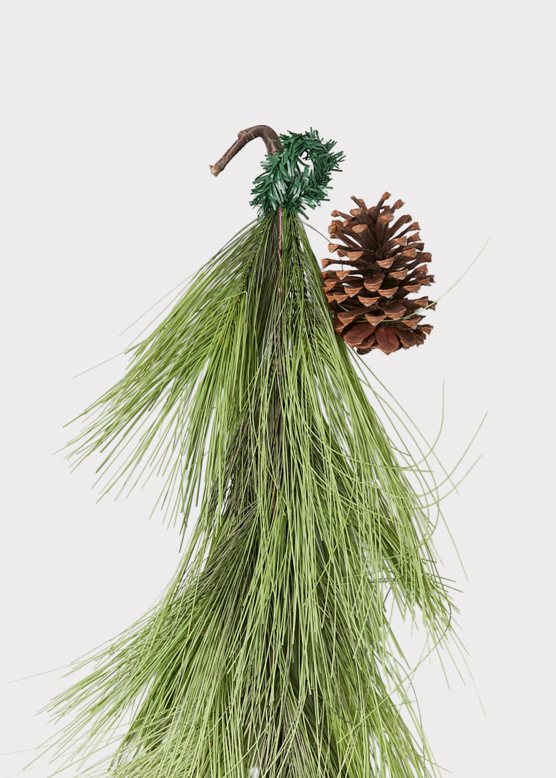 Afloral Long Needle Pine Garland with Pine Cones