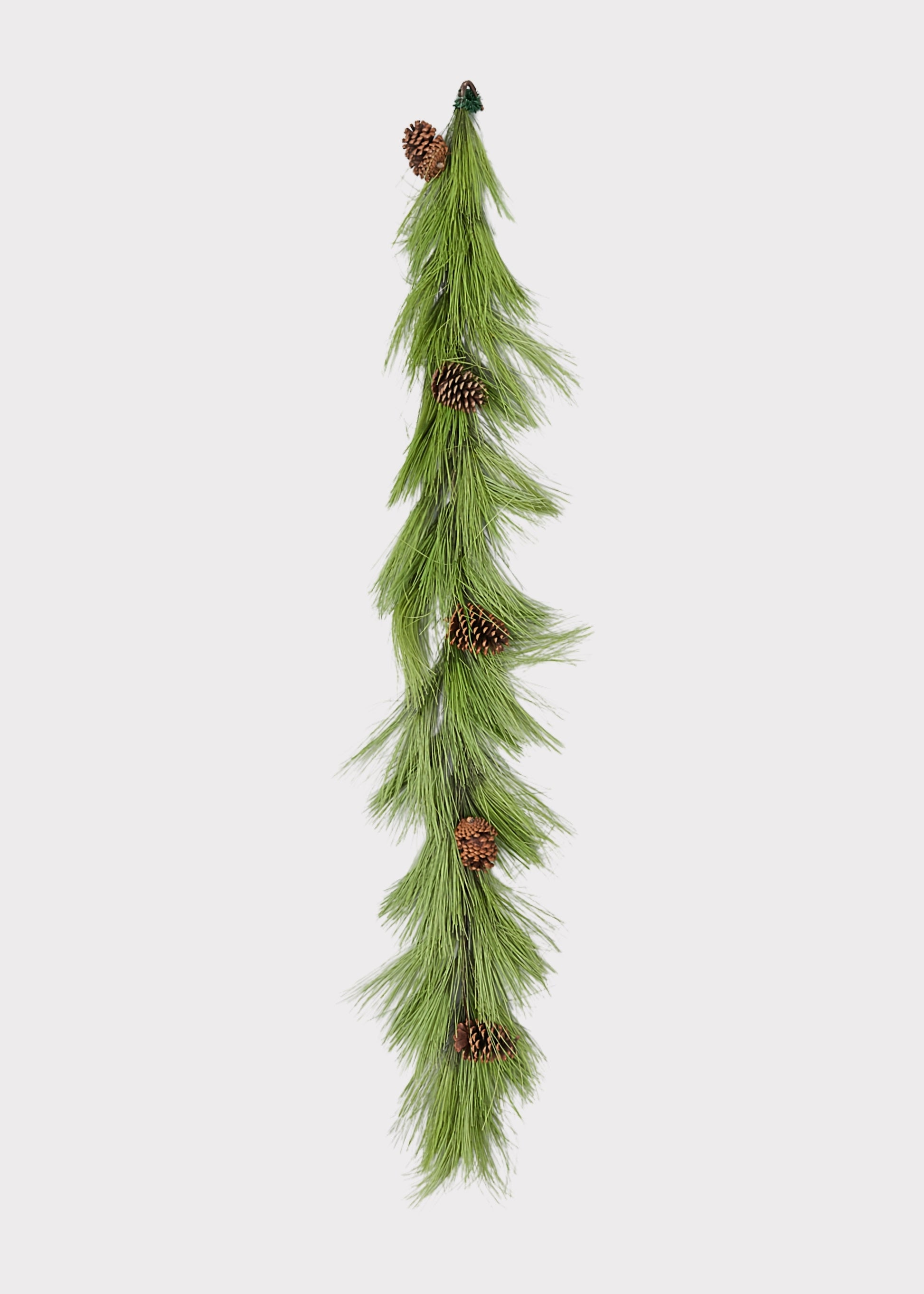 Faux Long Needle Pine Greenery Garland at Afloral