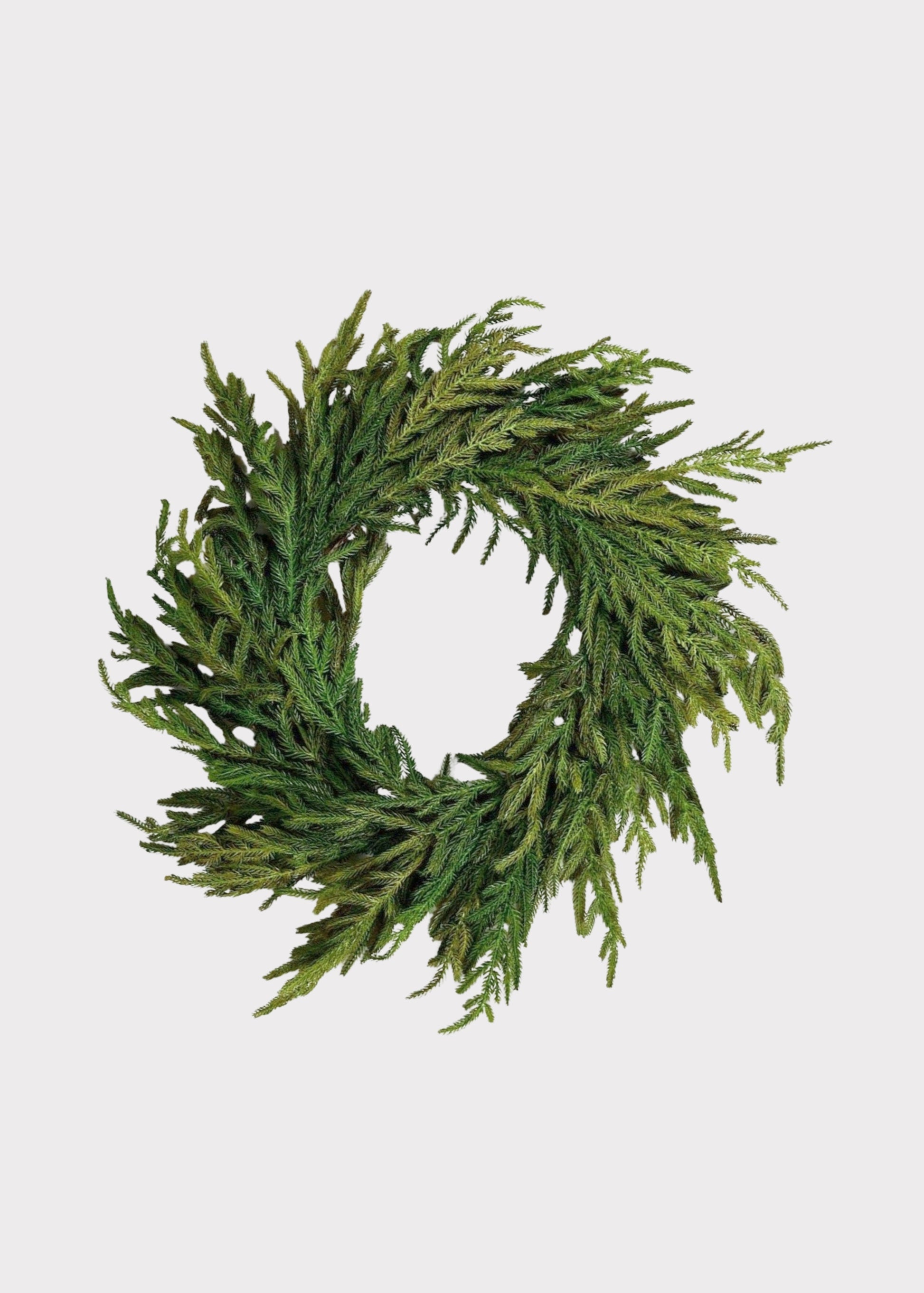 Afloral Real Touch Norfolk Pine Winter Wreath