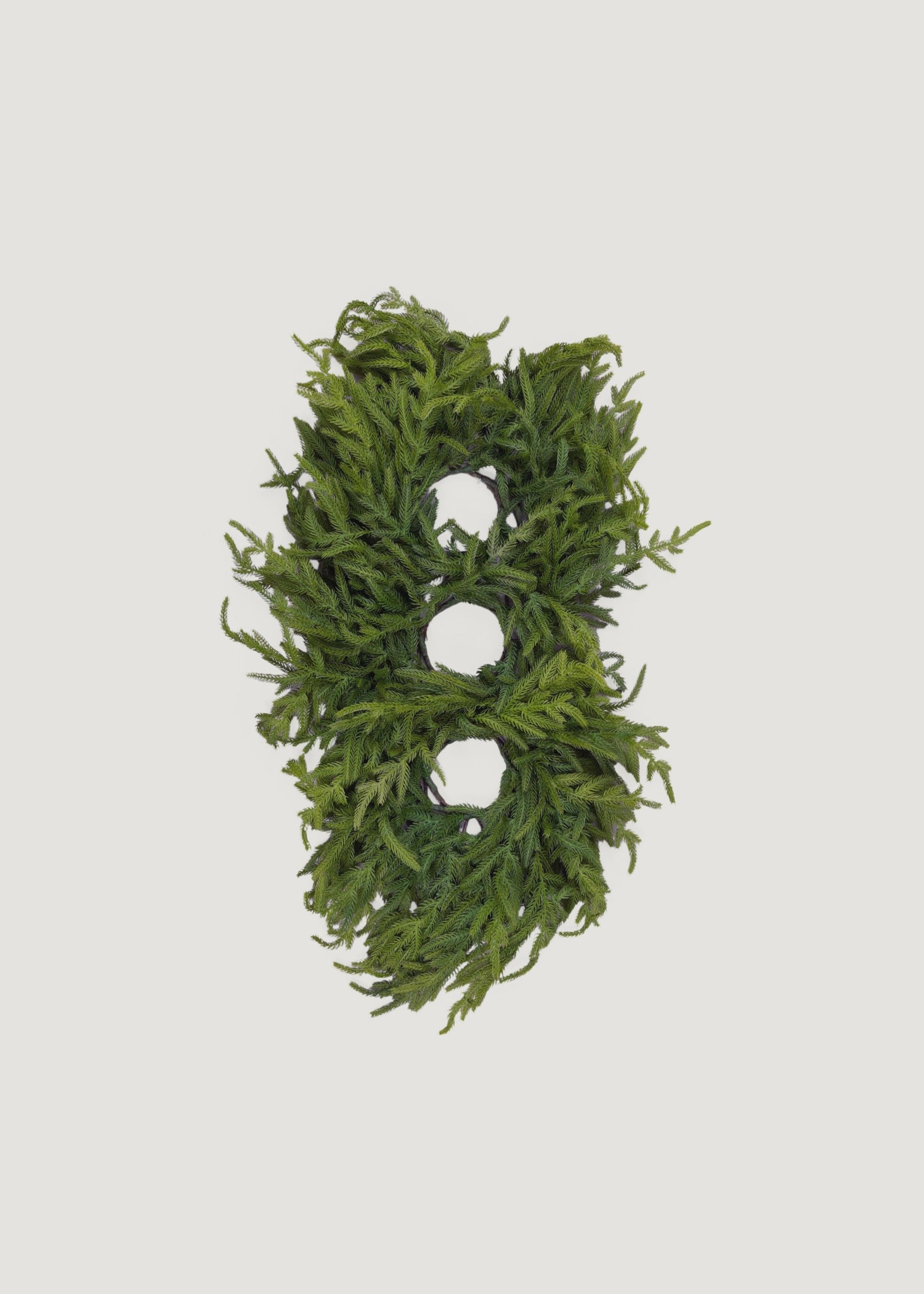 3-Pillar Real Touch Norfolk Pine Centerpiece