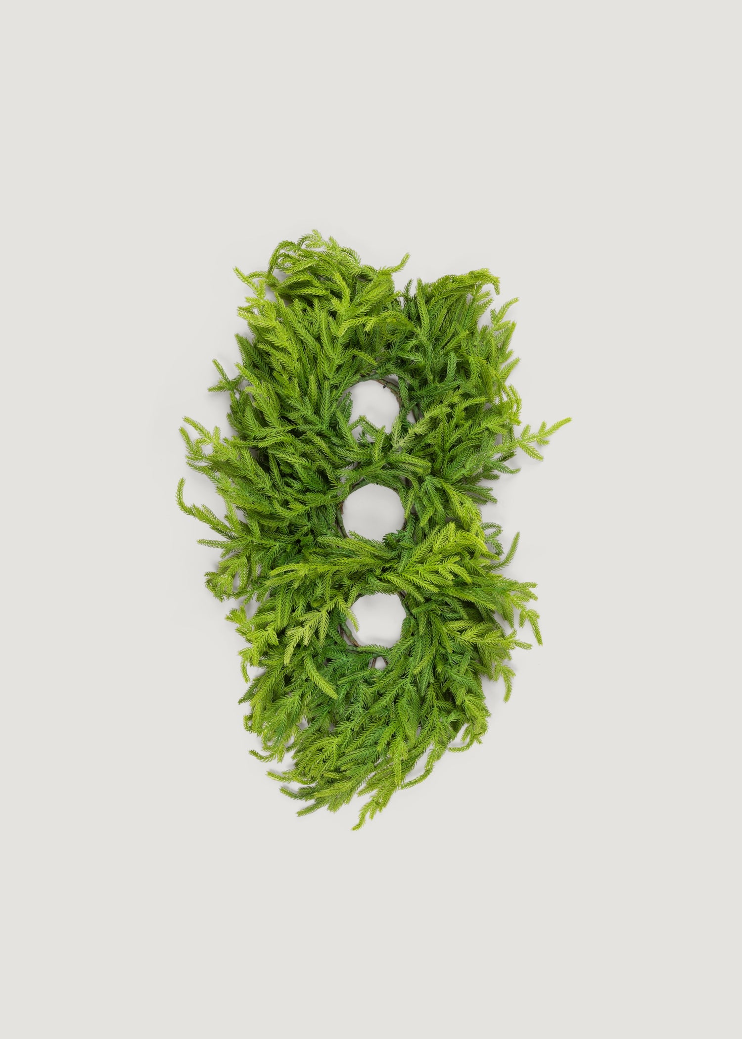 3-Pillar Real Touch Norfolk Pine Centerpiece