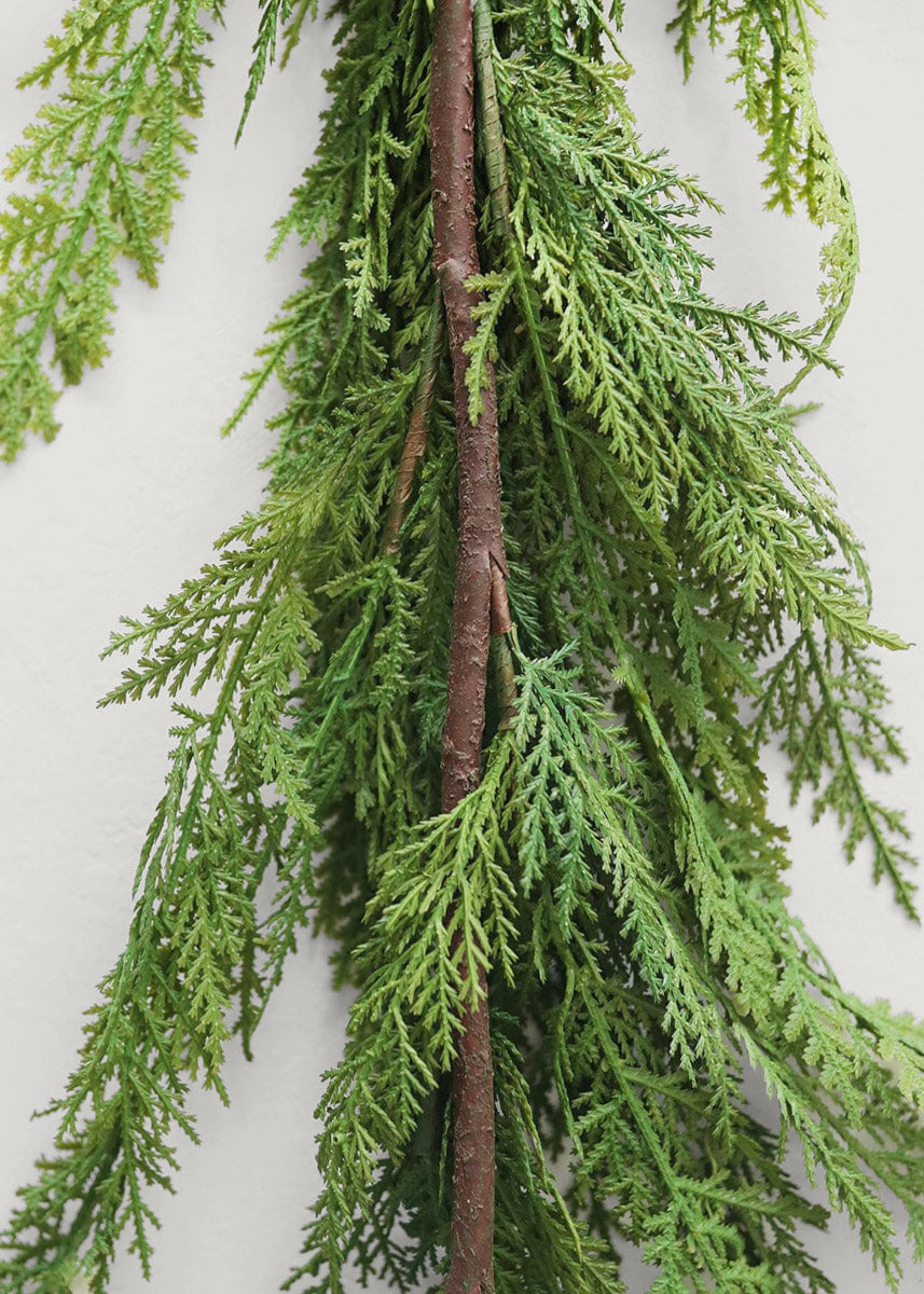 Back of Cedar Greenery Garland at Afloral