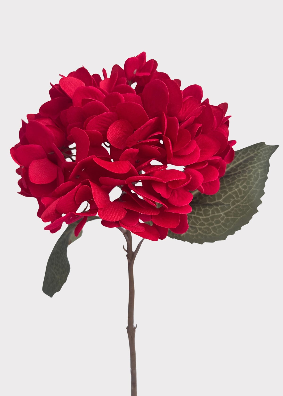 Red Velvet Hydrangea Artificial Flower