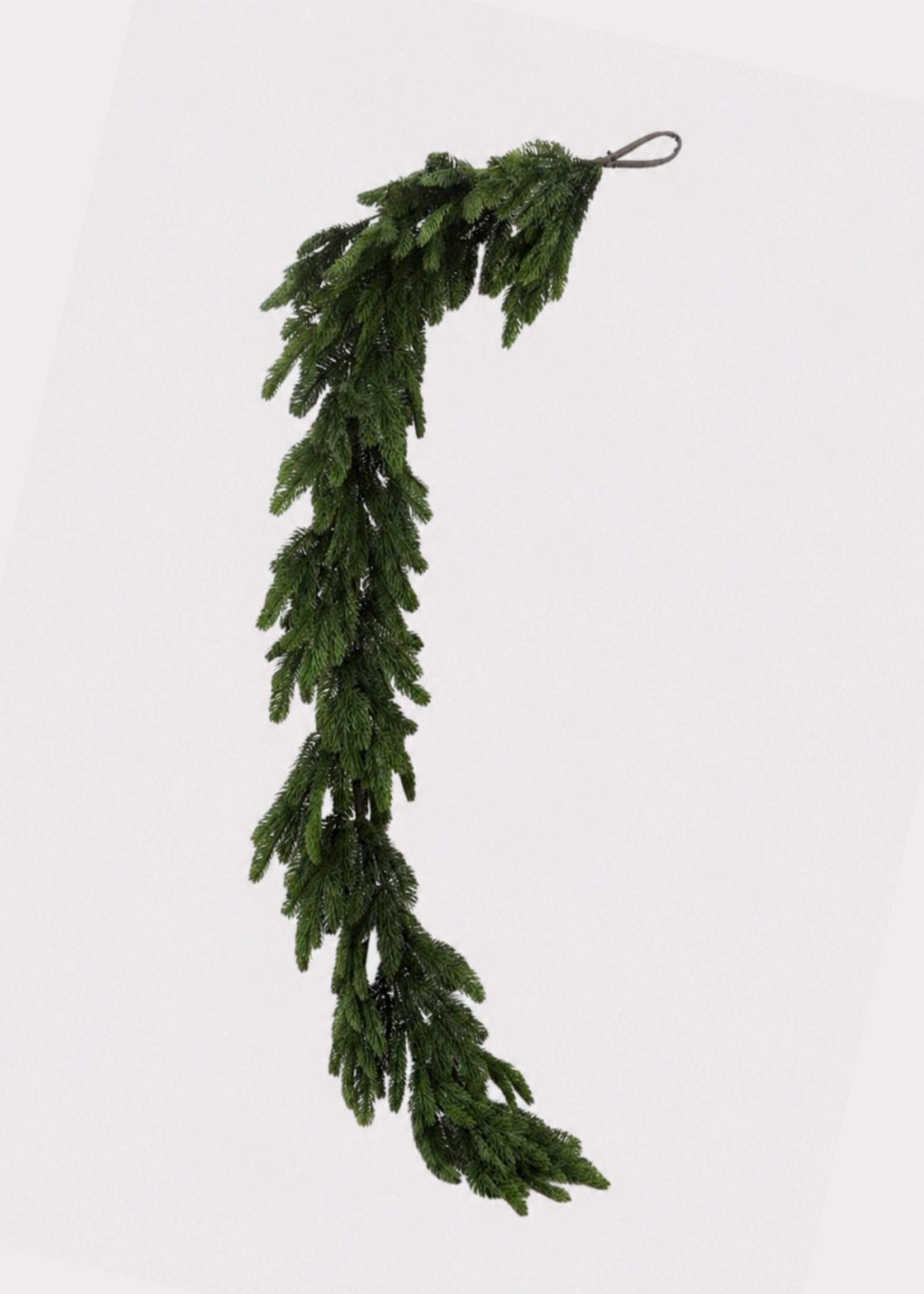Real Touch Noble Fir Artificial Winter Greens Garland