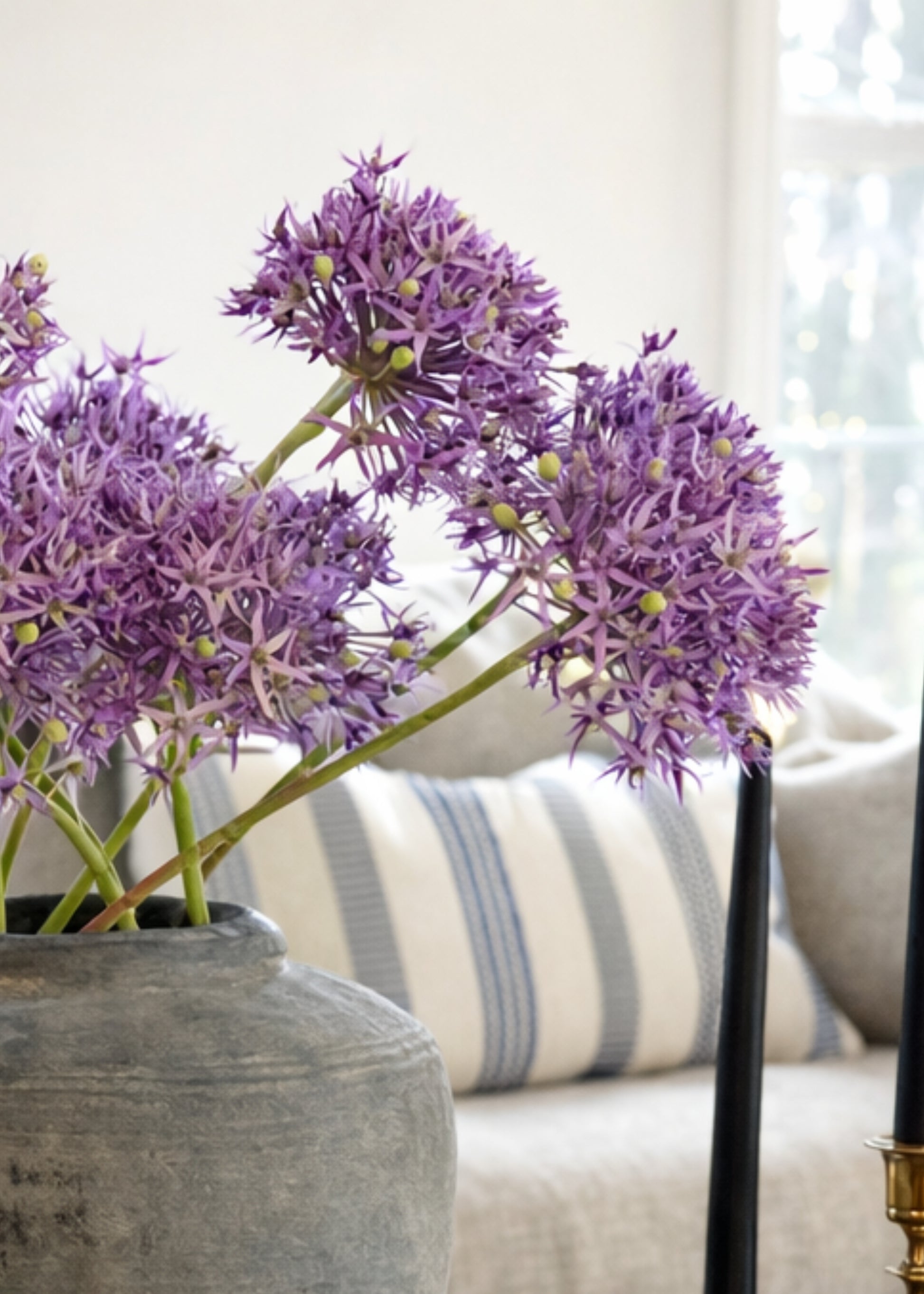 potted allium plants for sale Artificial Allium Wildflower Bundle in Lavender