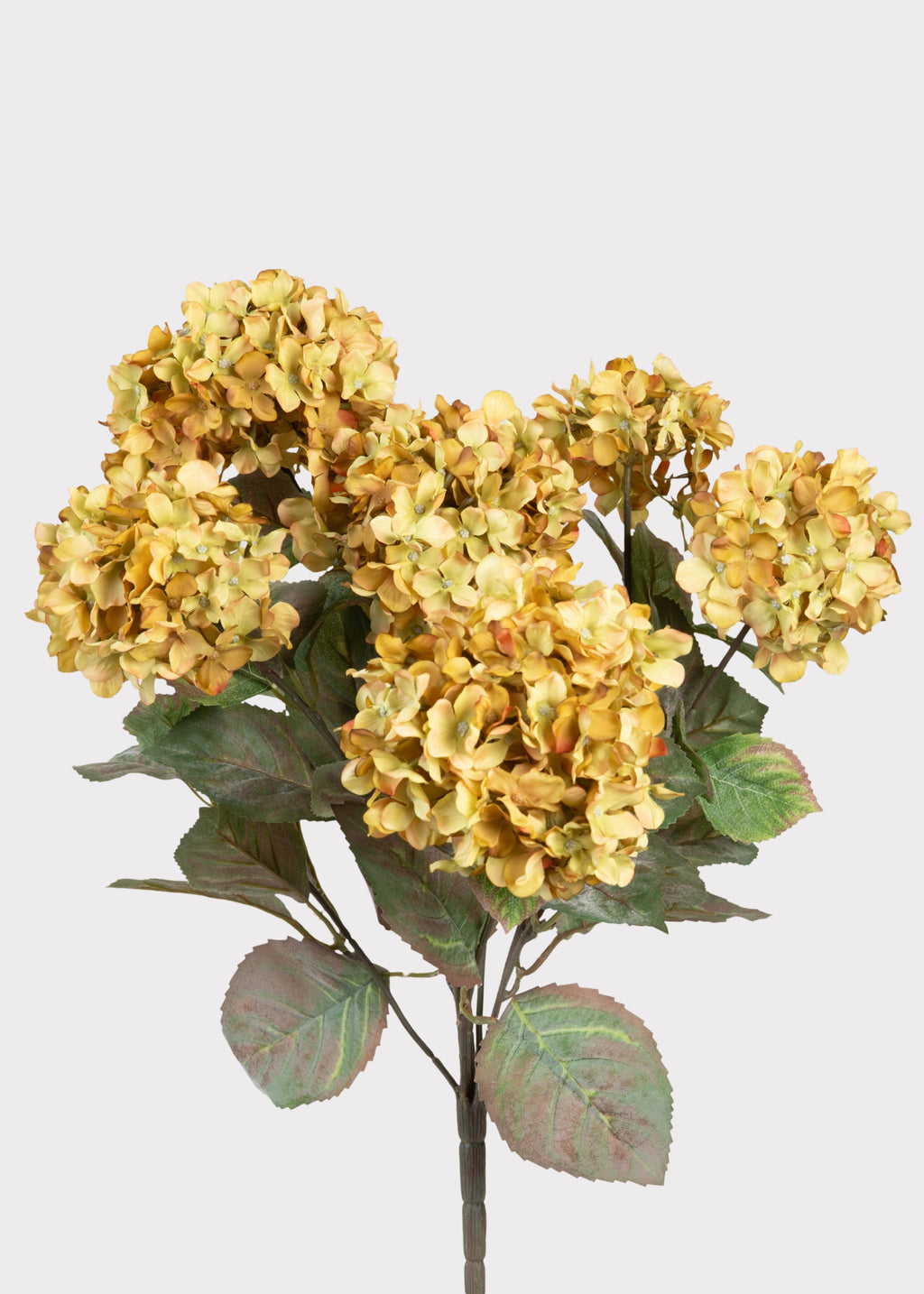 Vintage Green Fake Hydrangea Bush
