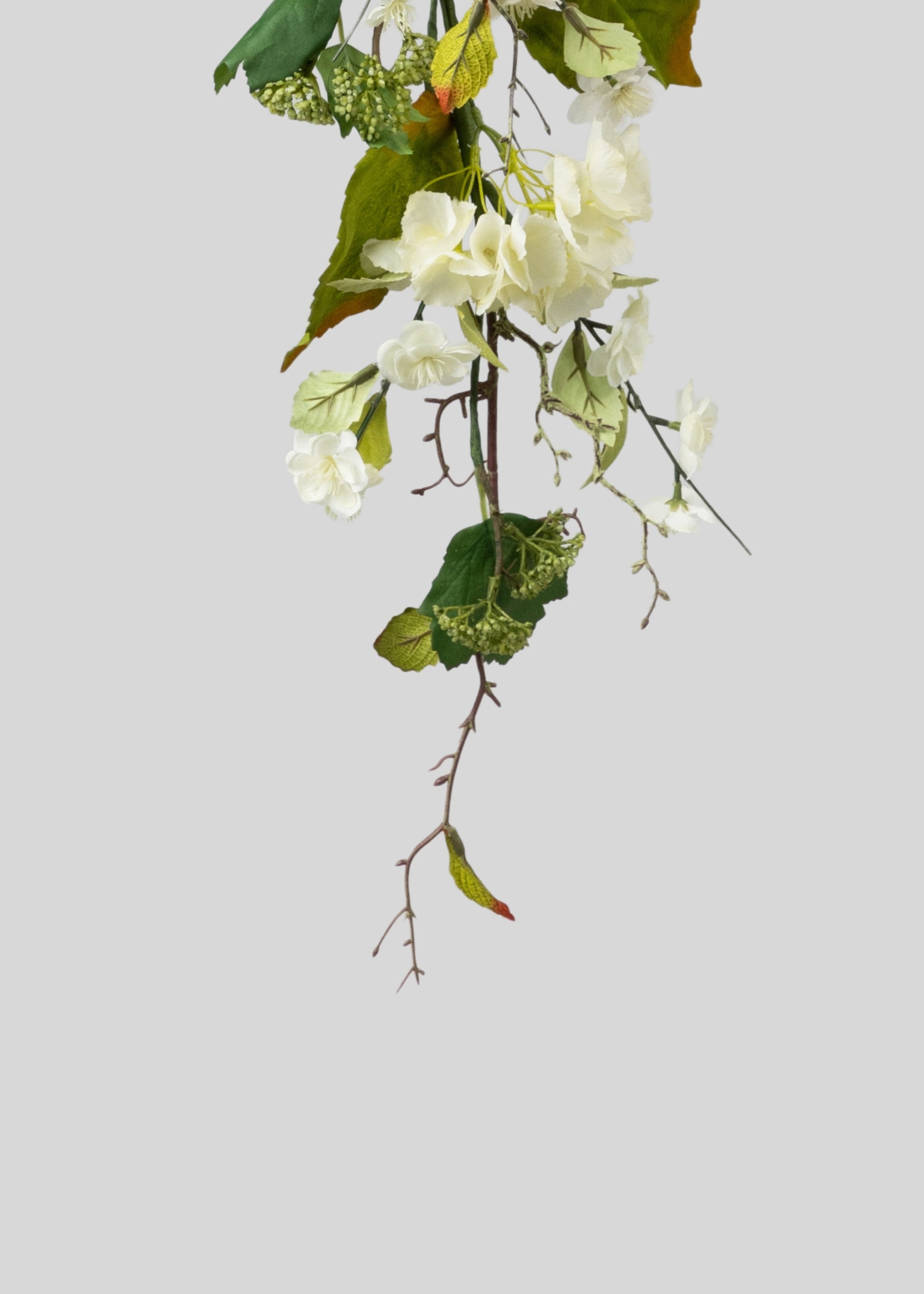 End of Artificial Hydrangea Garland 