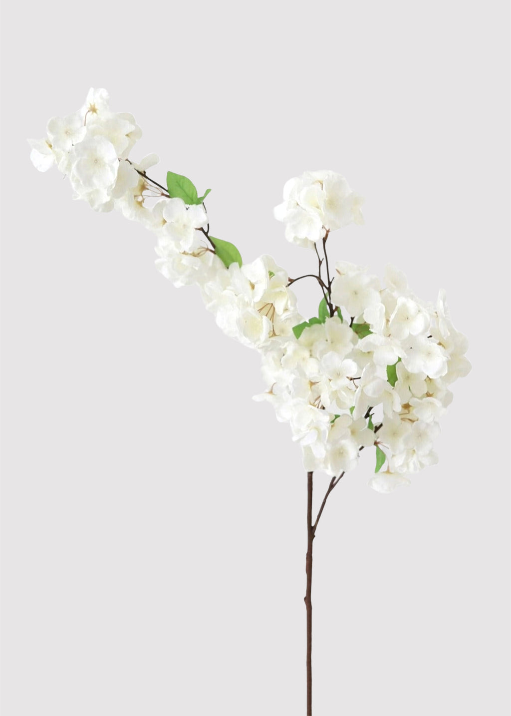 Luxe Artificial Flowers White Faux Cherry Blossoms at Afloral