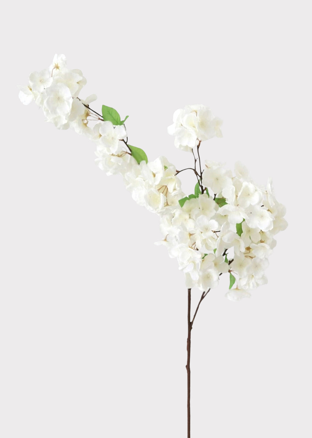 Luxe Artificial Flowers White Faux Cherry Blossoms at Afloral
