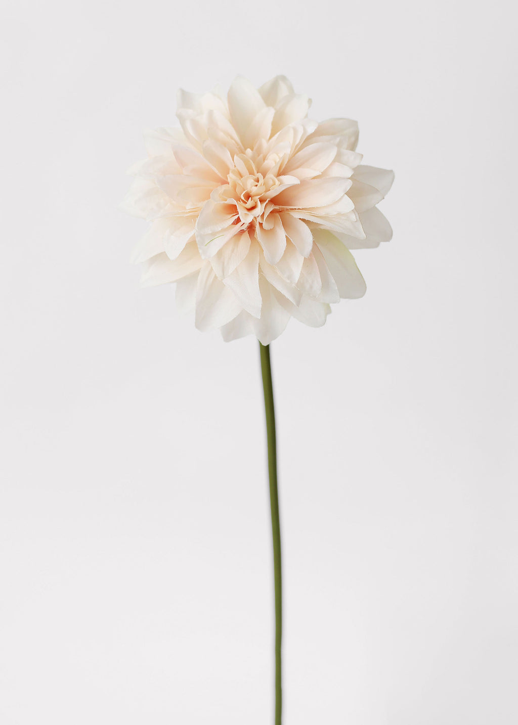 Blush Peach Dahlia Silk Flower 
