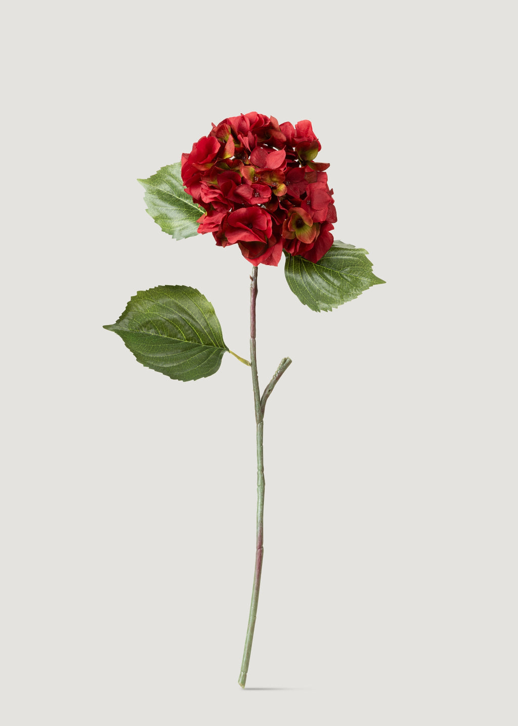 Red Faux Hydrangea