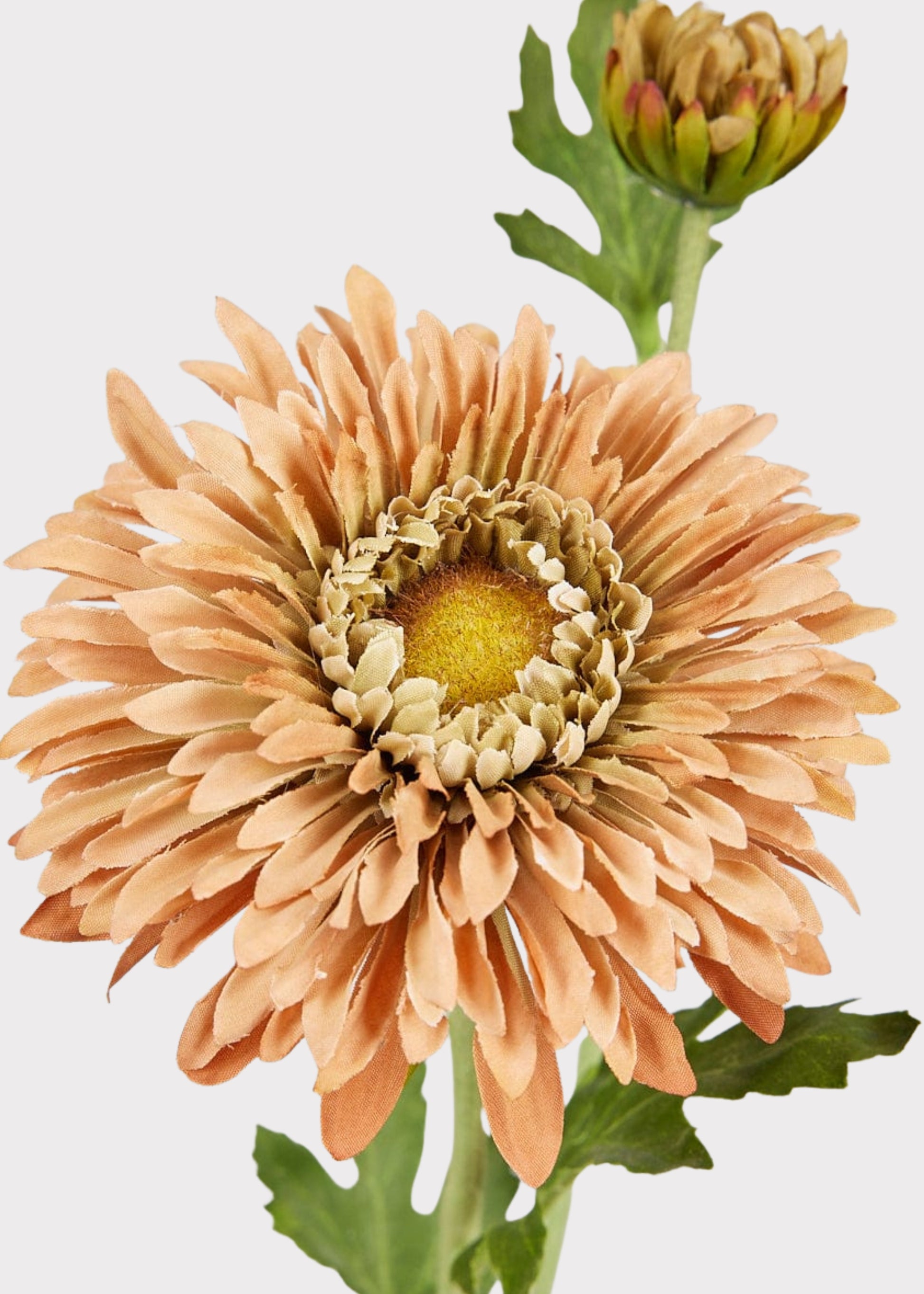Artificial Fall Terracotta Mum Flower