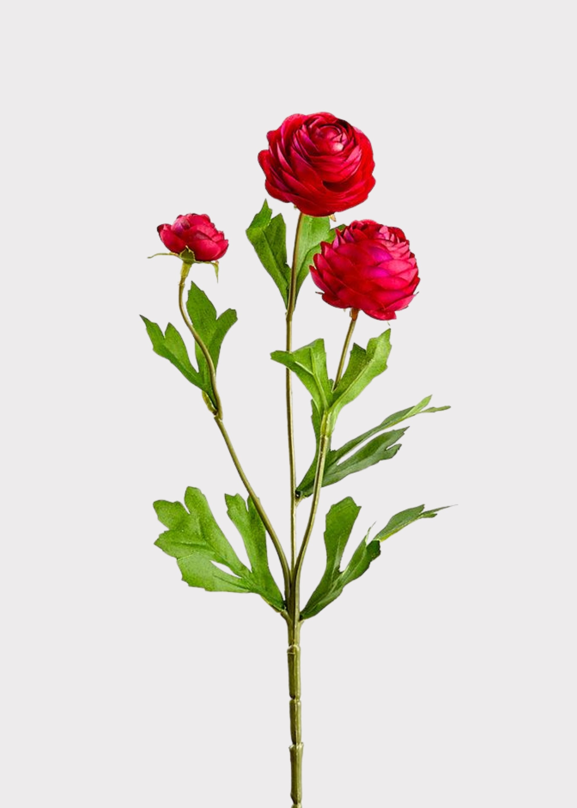 Faux Fuchsia Mini Ranunculus